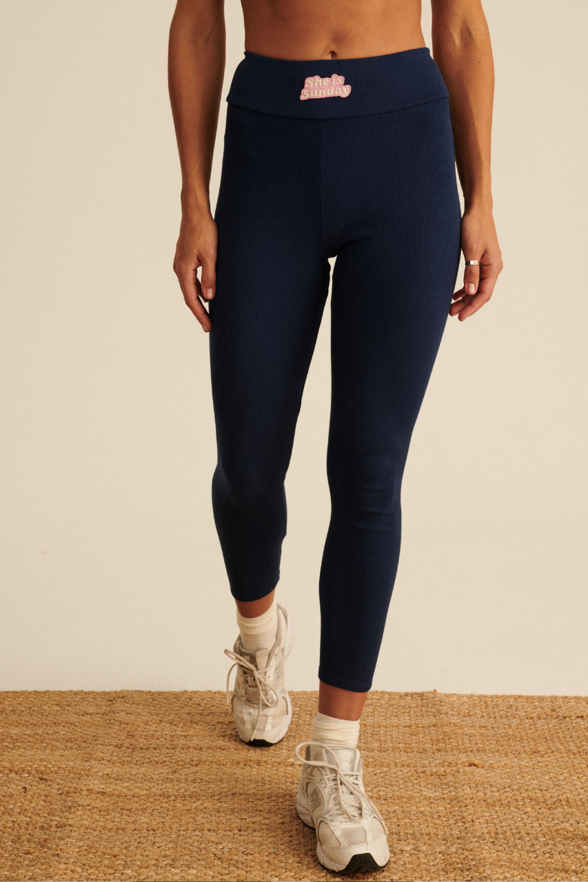 SUNDAY NAVY LEGGINS