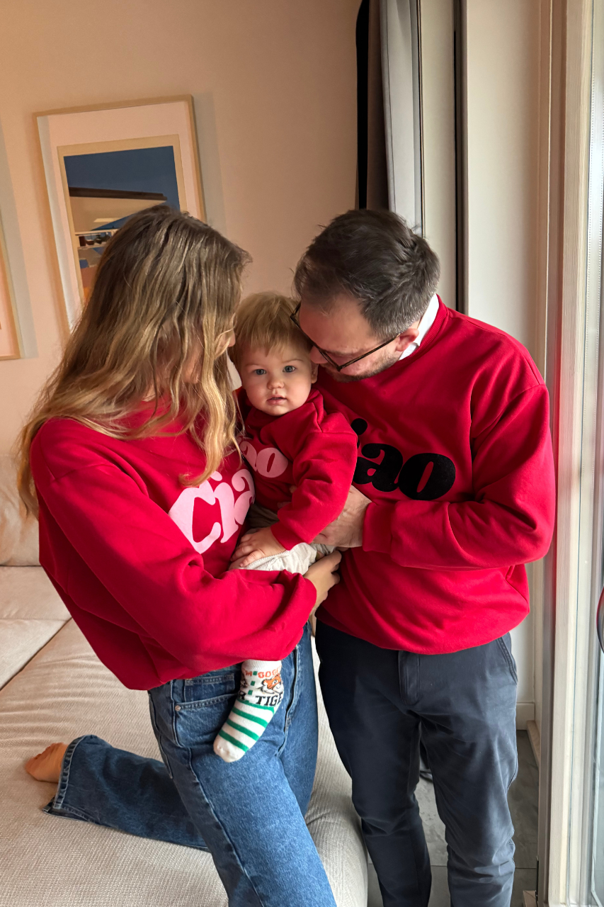 UNISEX CIAO RED HOODIE