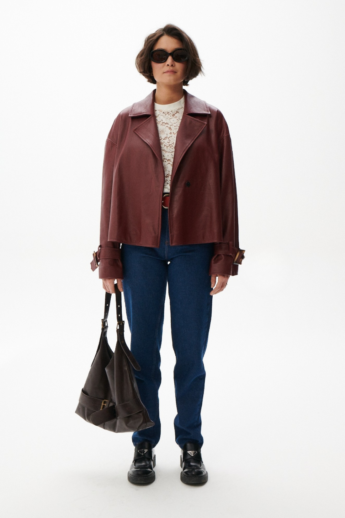LEATHER JACKET FINESSE RED preorder