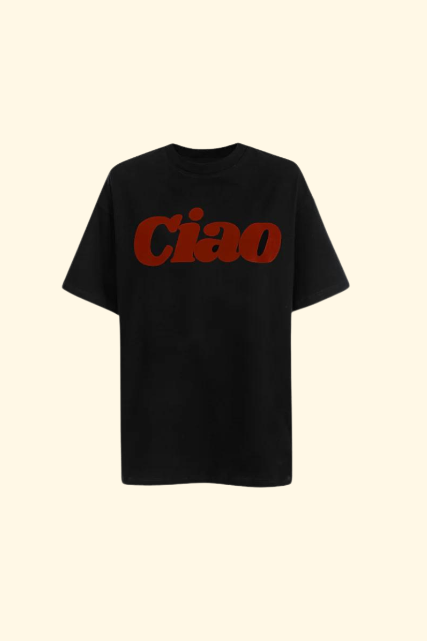 CIAO BLACK T-SHIRT - MEN