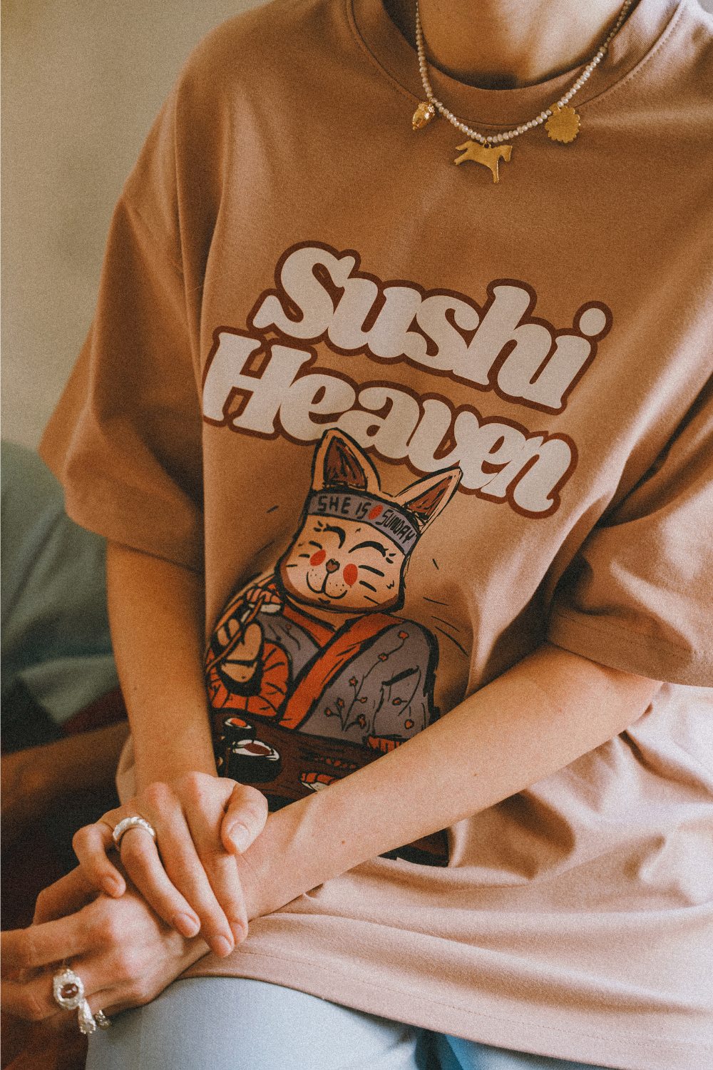 SUSHI HEAVEN OVERSIZE T-SHIRT