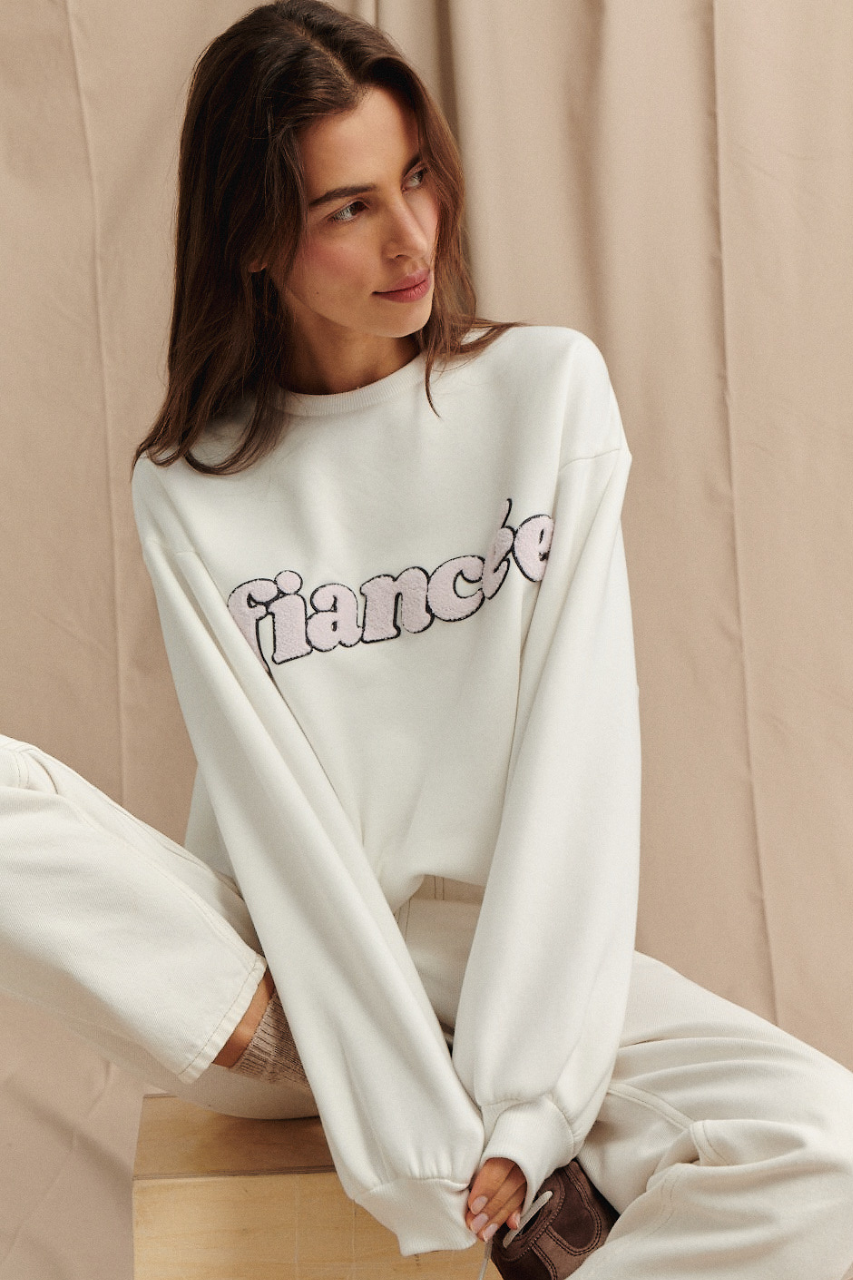 FIANCEE CREAM HOODIE