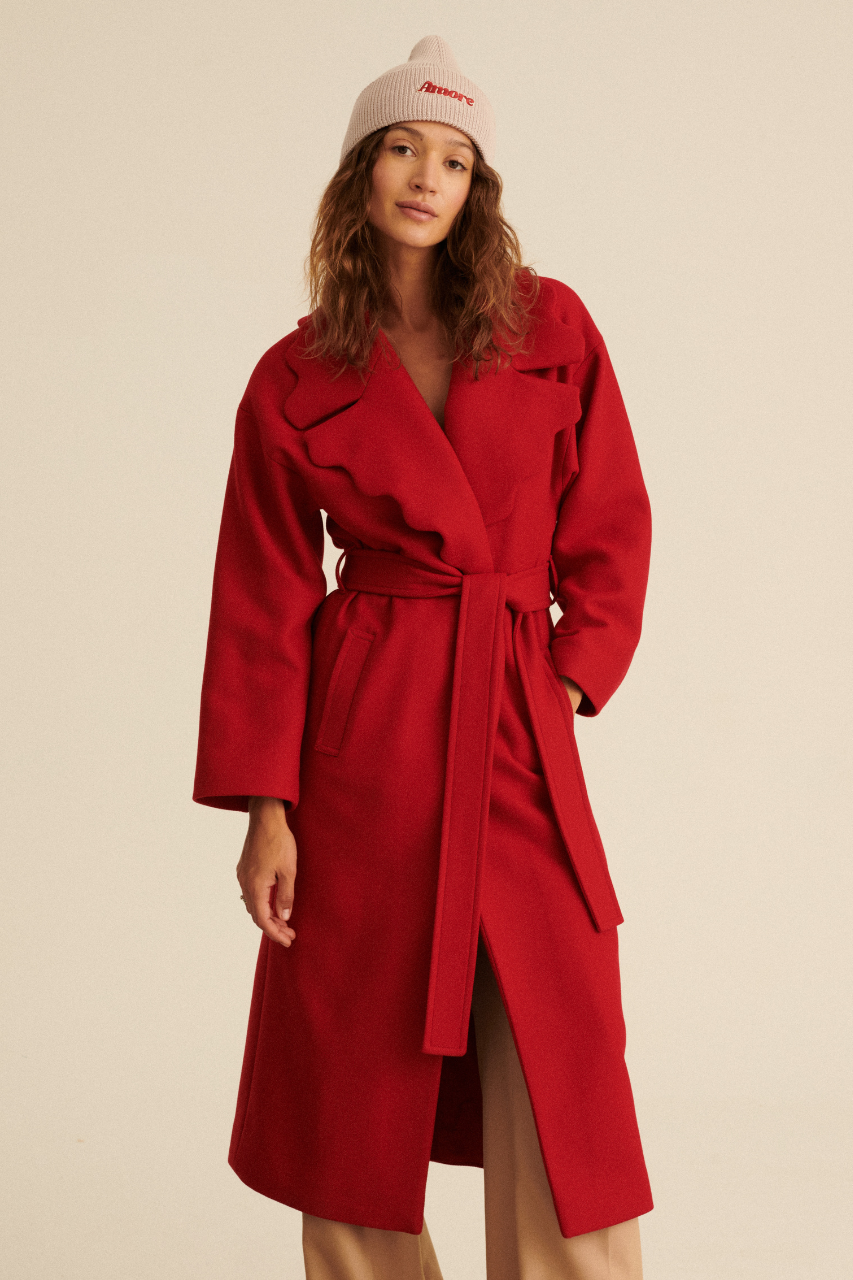 FLORA RED COAT