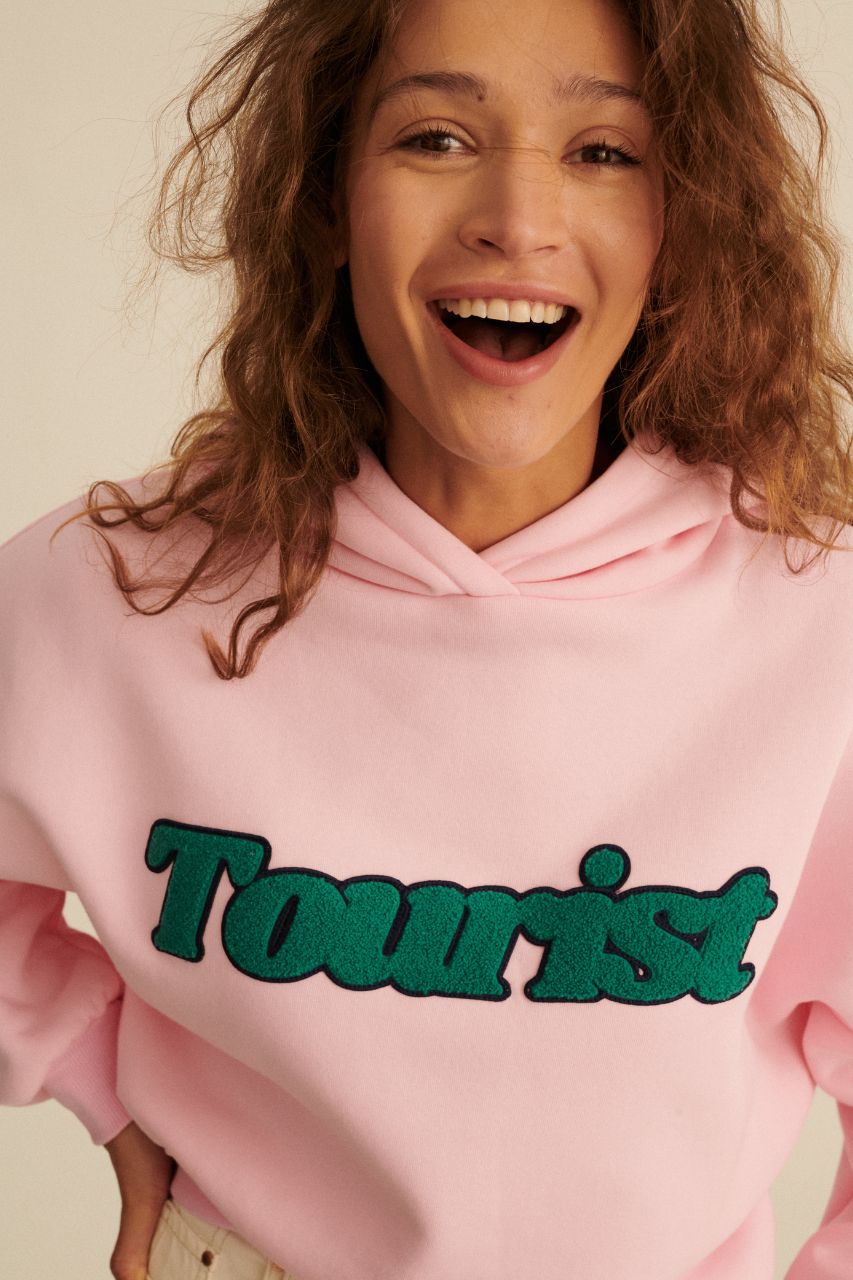 TOURIST PINK HOODIE