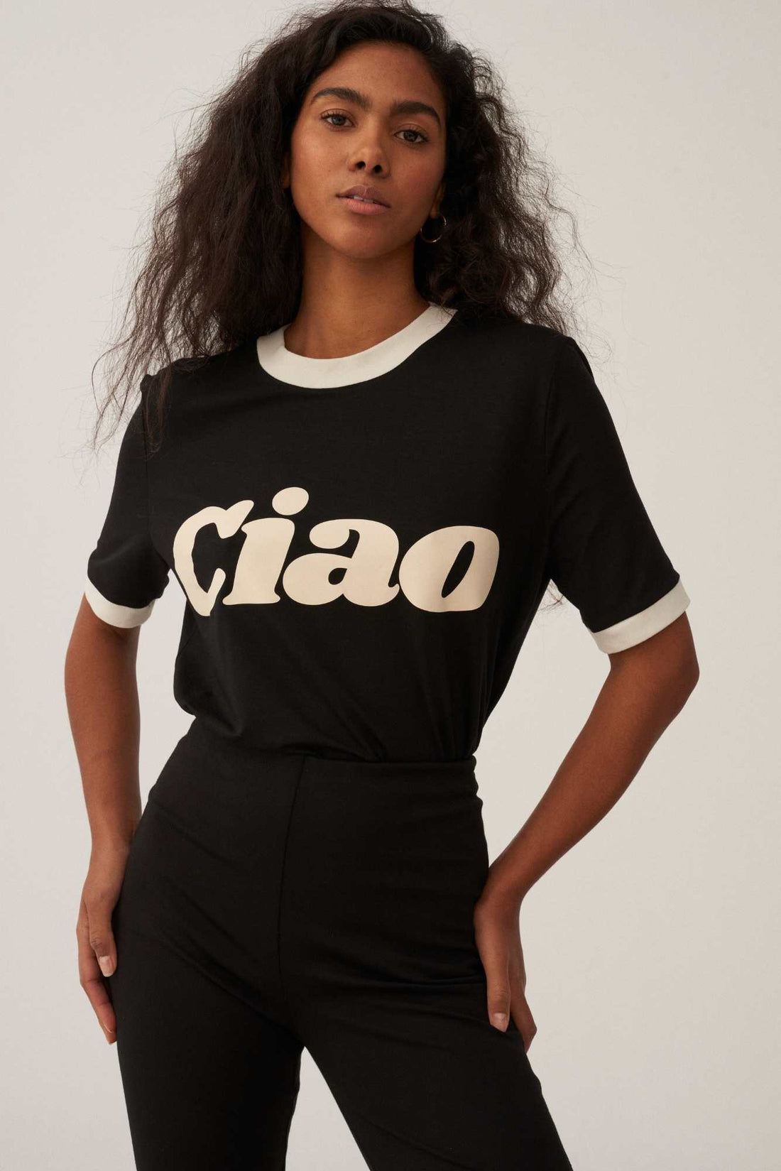 CIAO BLACK T-SHIRT