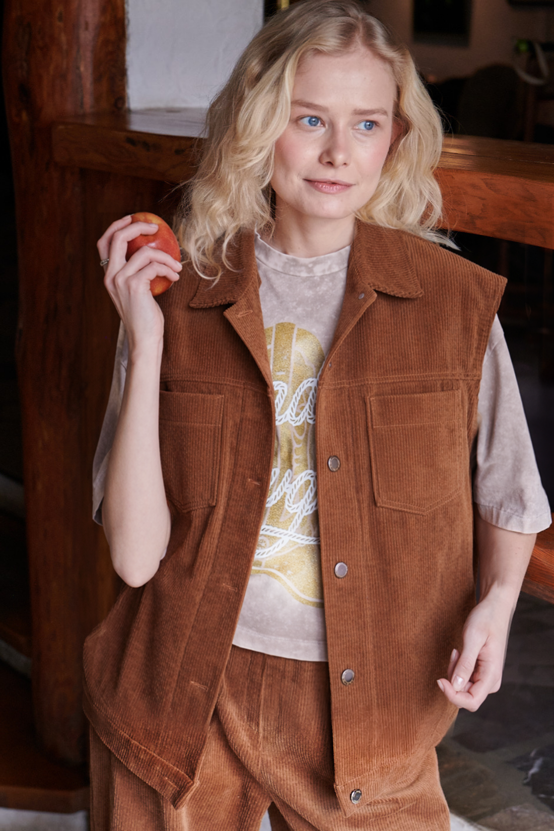 KAMIZELKA SIERRA KARMELOWA