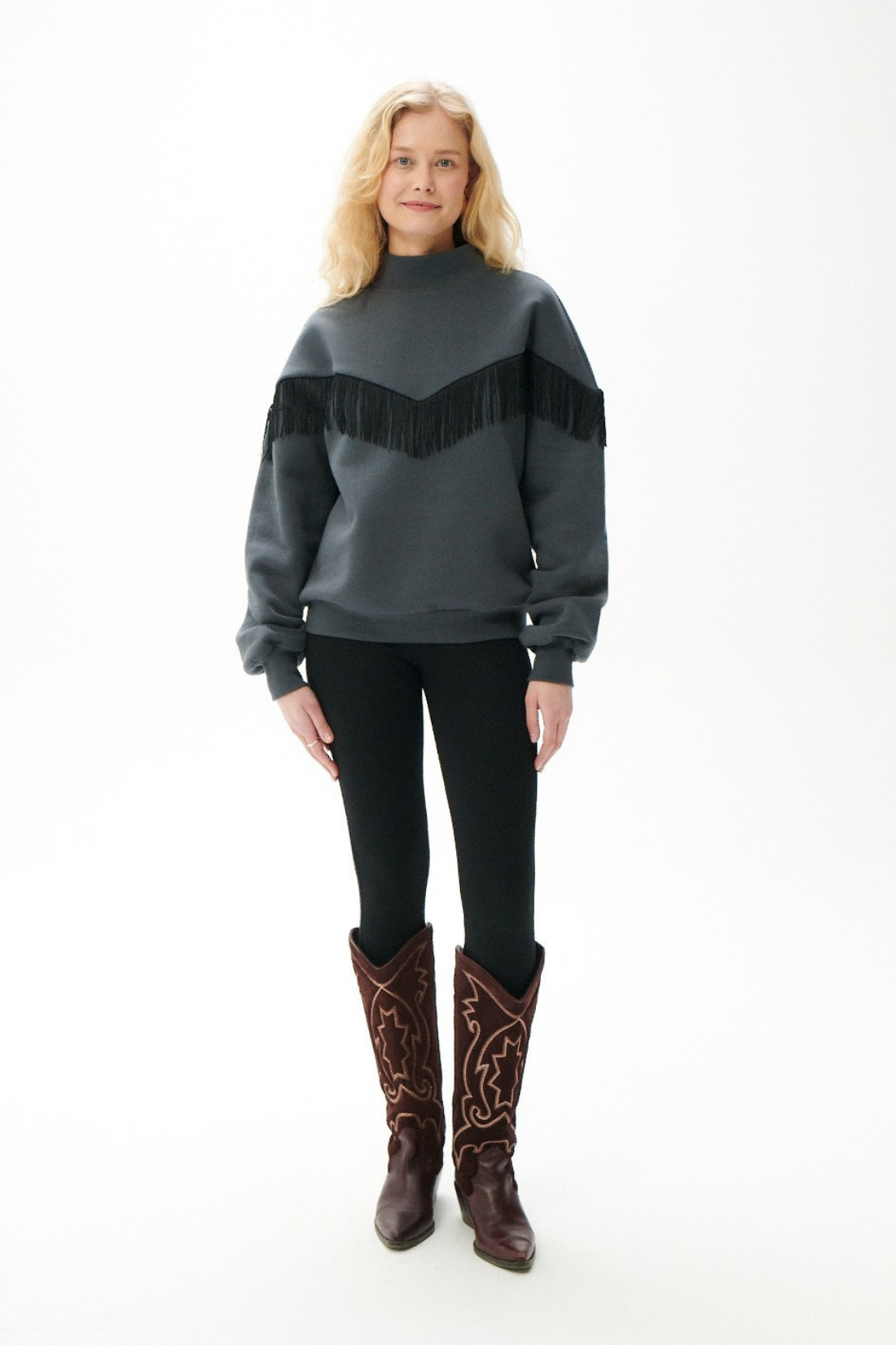 VESPER GREY SWEATSHIRT