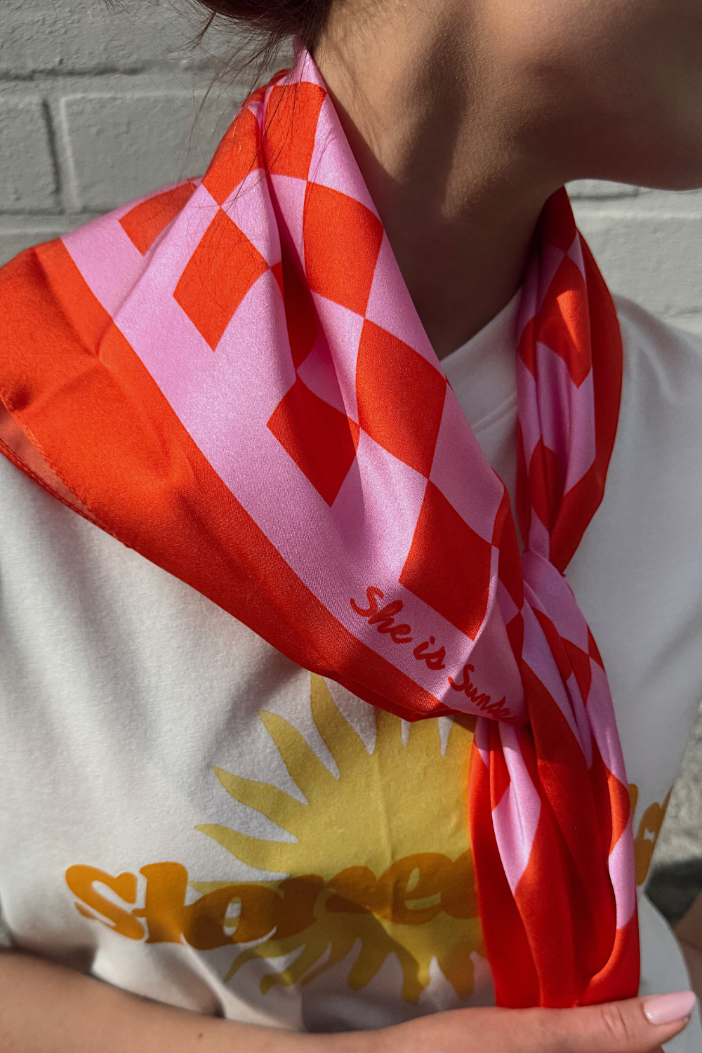 CIAO PINK SCARF