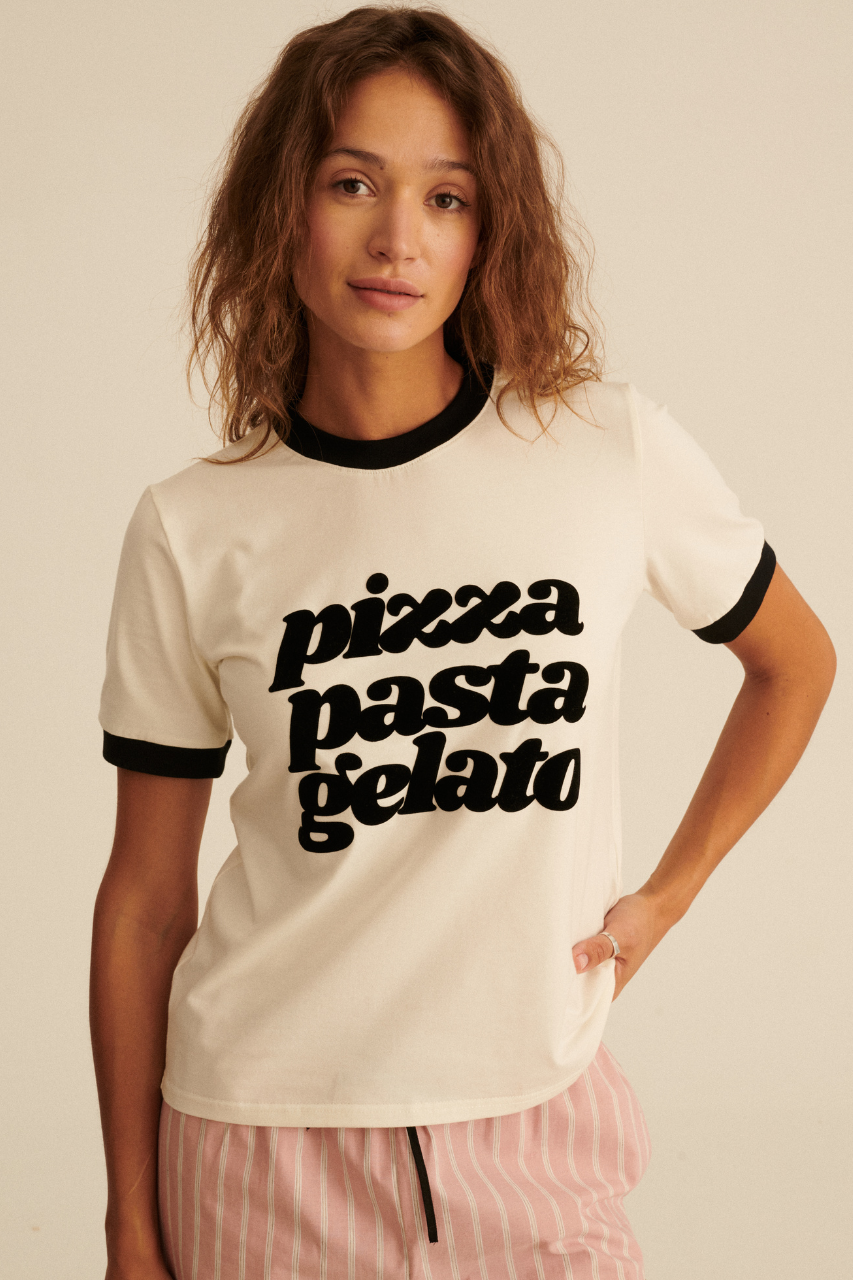 PIZZA PASTA GELATO T-SHIRT