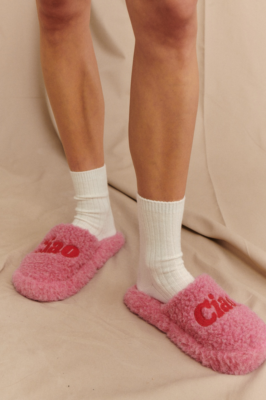 PINK CIAO SLIPPERS