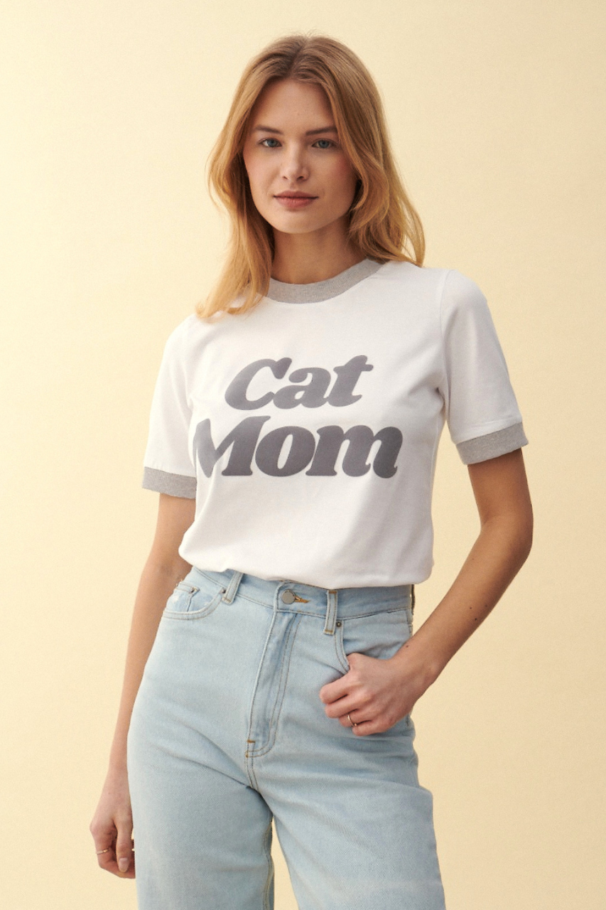 CAT MOM T-SHIRT