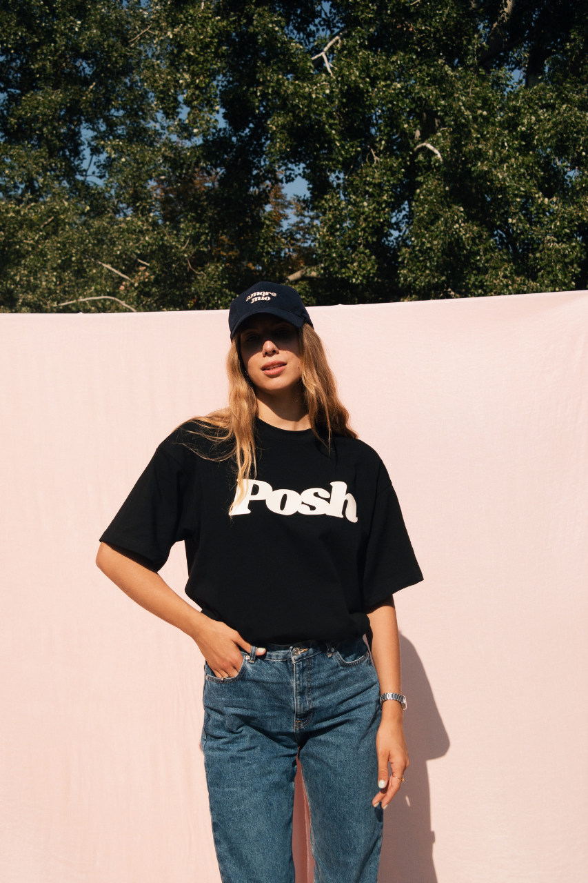 POSH BLACK T-SHIRT