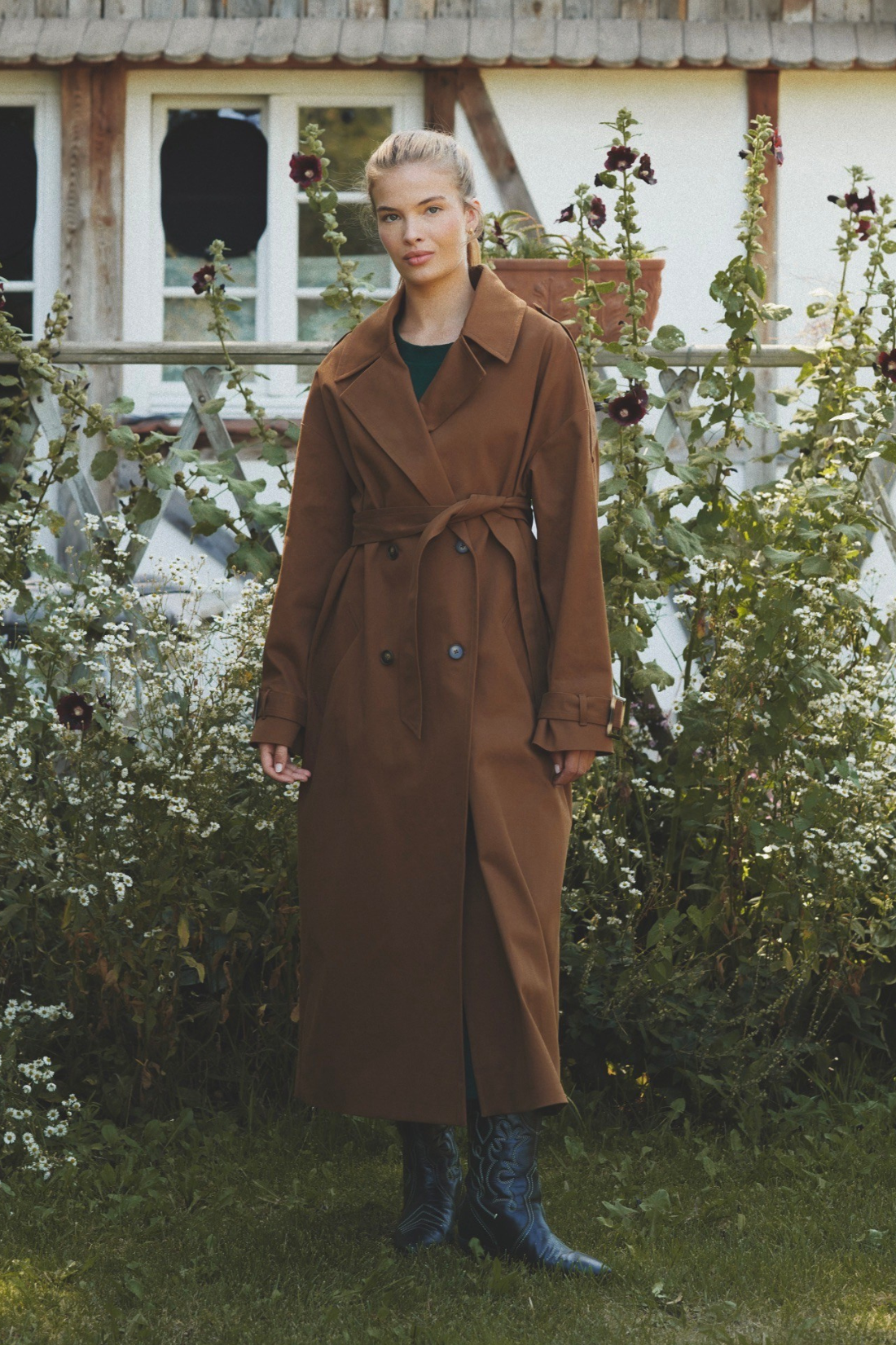GAIA WALNUT TRENCH COAT