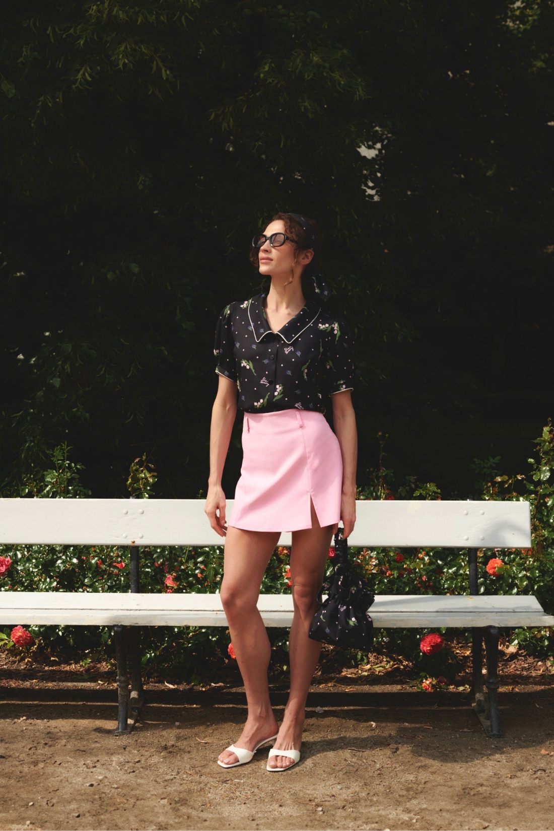 CLARENCE BLACK PRINT SHIRTS