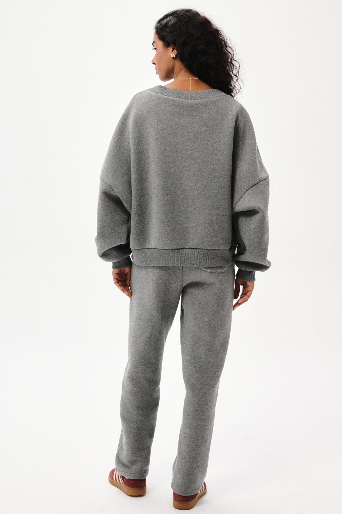 DOMENICA SWEATSHIRT GRAY MELANGE