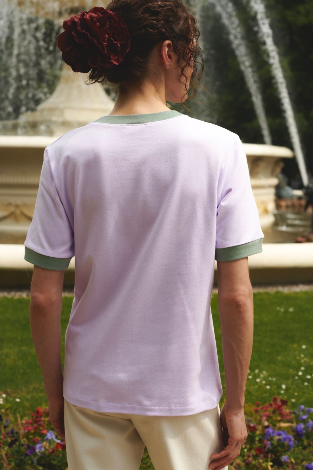 BON VOYAGE LILAC T-SHIRT