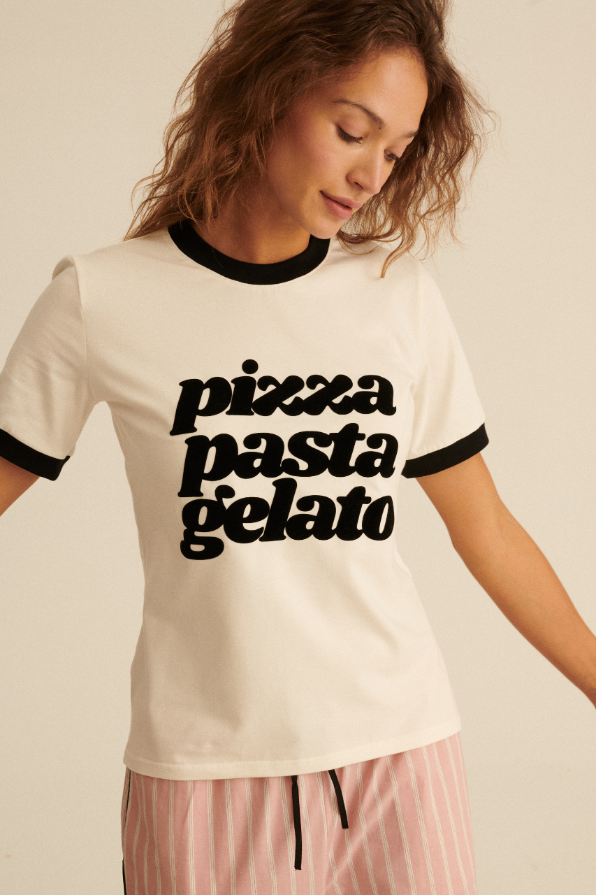 PIZZA PASTA GELATO T-SHIRT