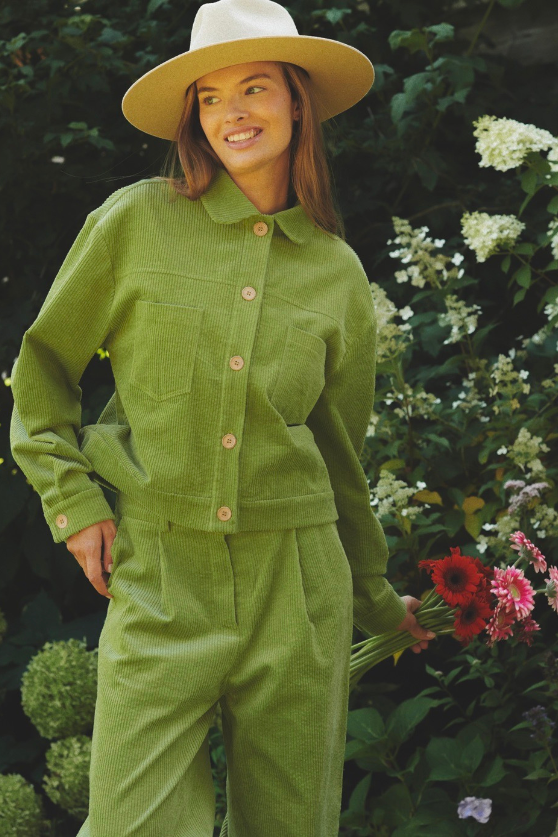 SELVAGGIA OLIVE JACKET