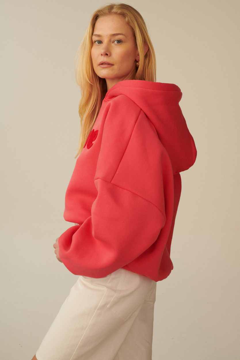 AMORE RED HOODIE