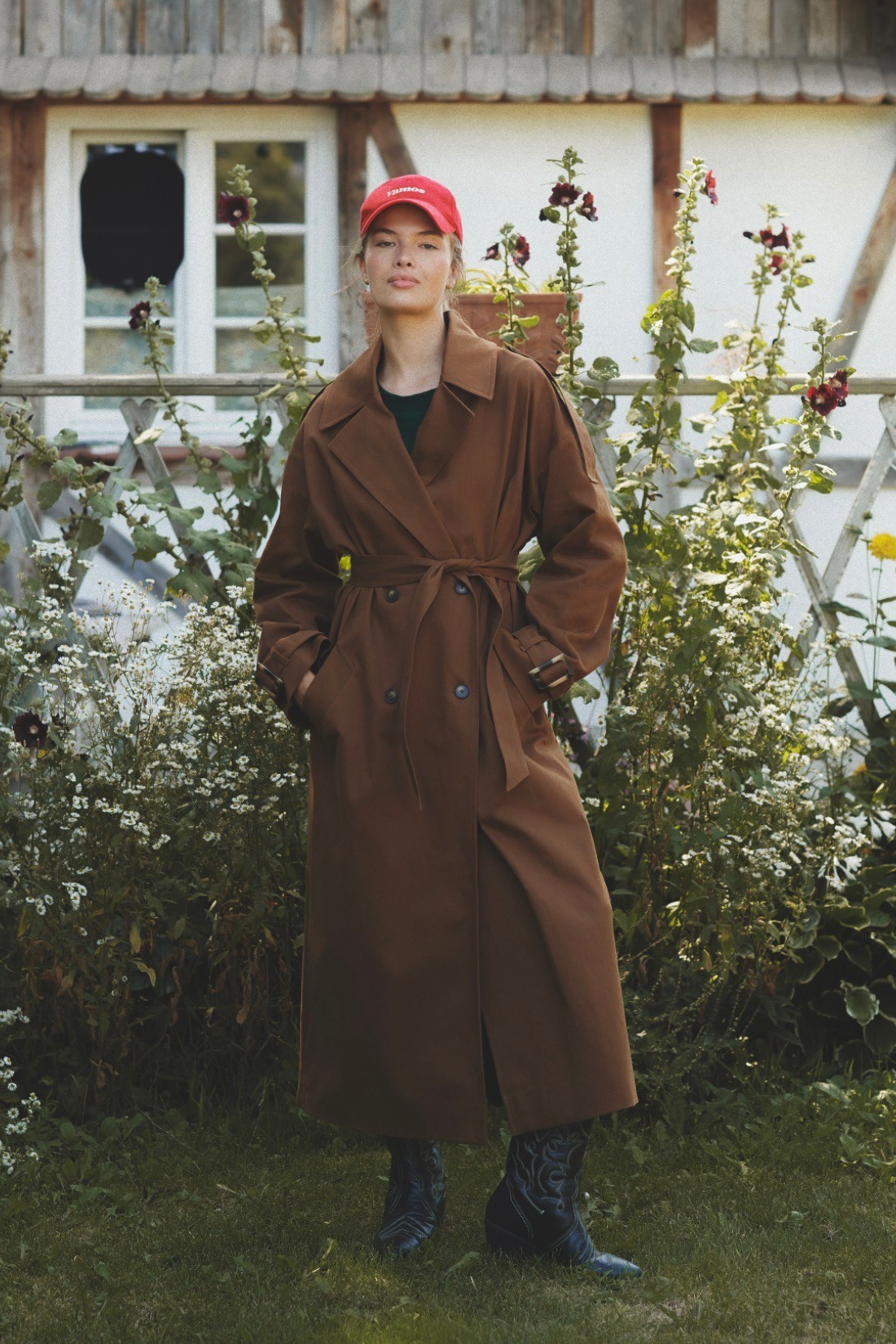 GAIA WALNUT TRENCH COAT
