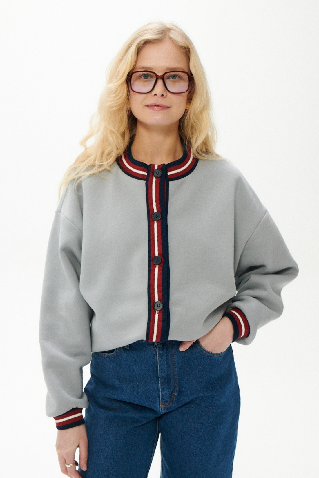 MOONLIGHT GREY CARDIGAN