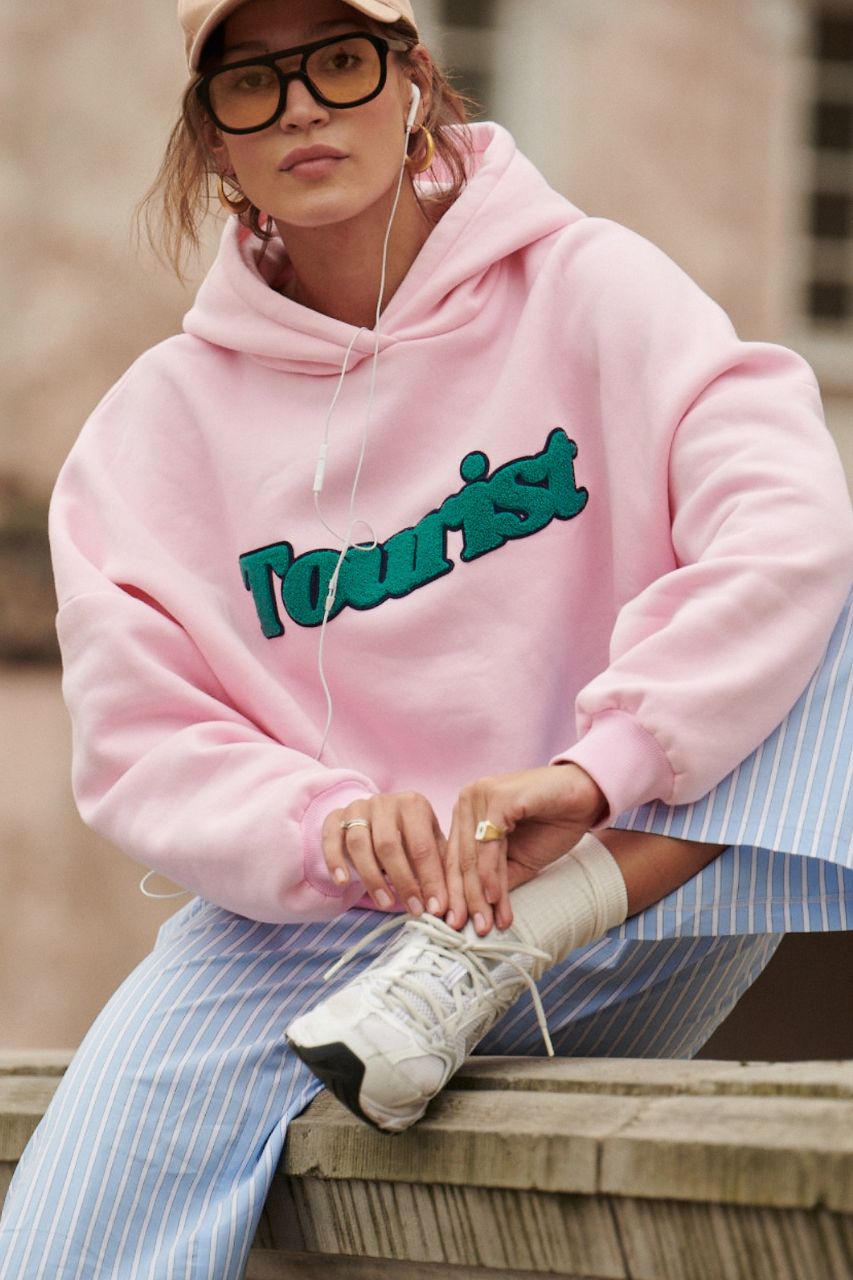 TOURIST PINK HOODIE