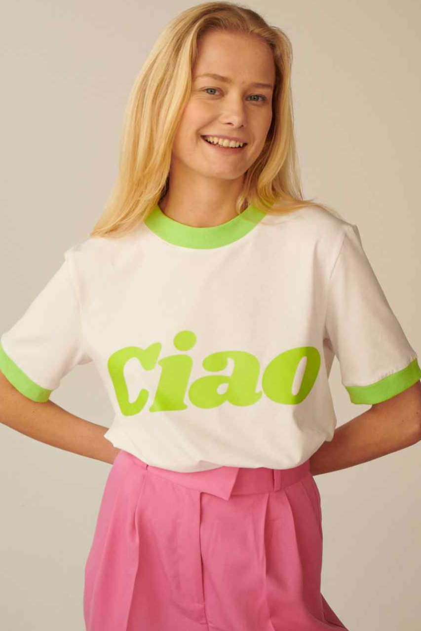 CIAO LIME T-SHIRT