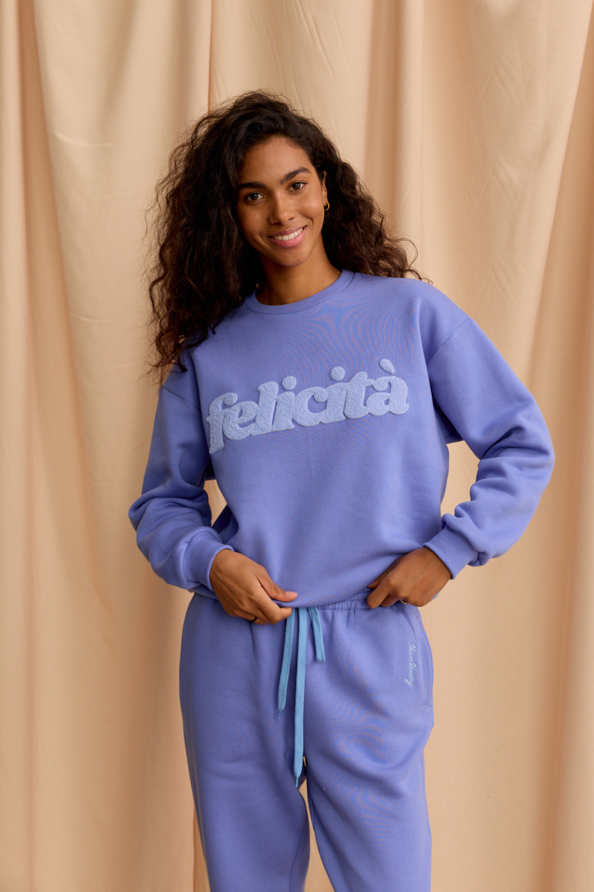 FELICITA BLUE SUMMER SWEATSHIRT