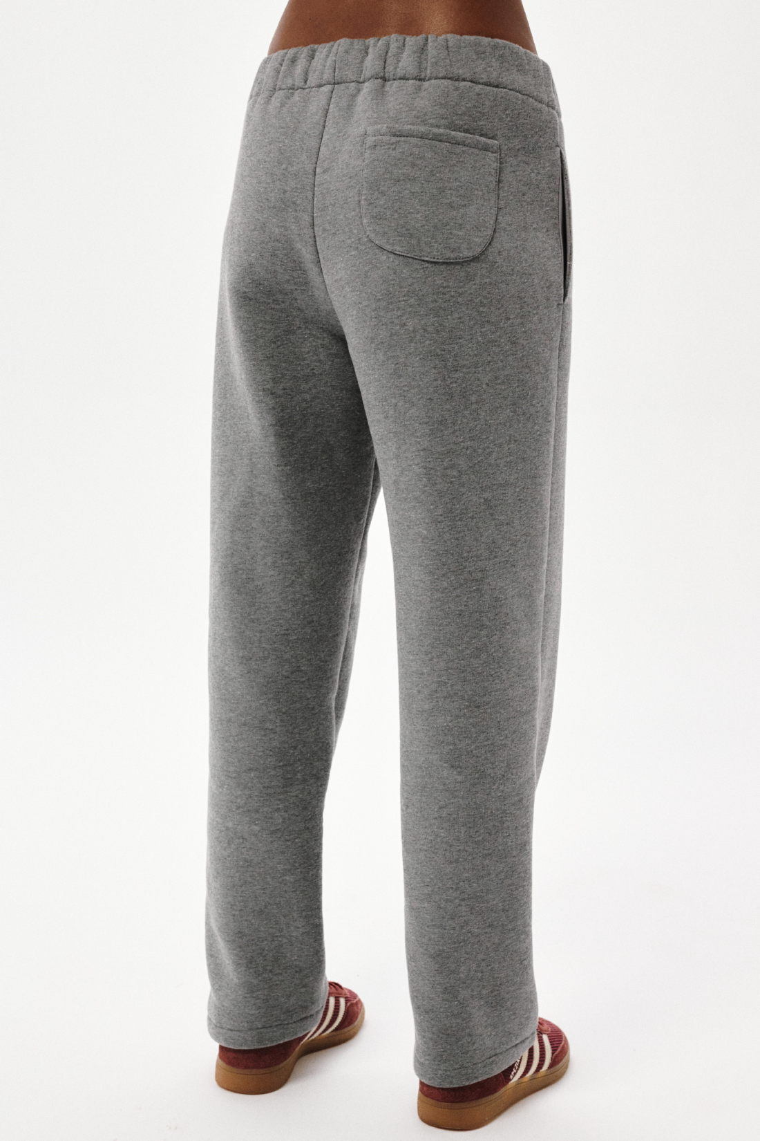 DOMENICA GRAY MELANGE TROUSERS