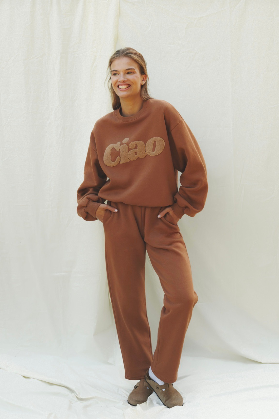 DRITTO NOCCIOLA SWEATPANTS