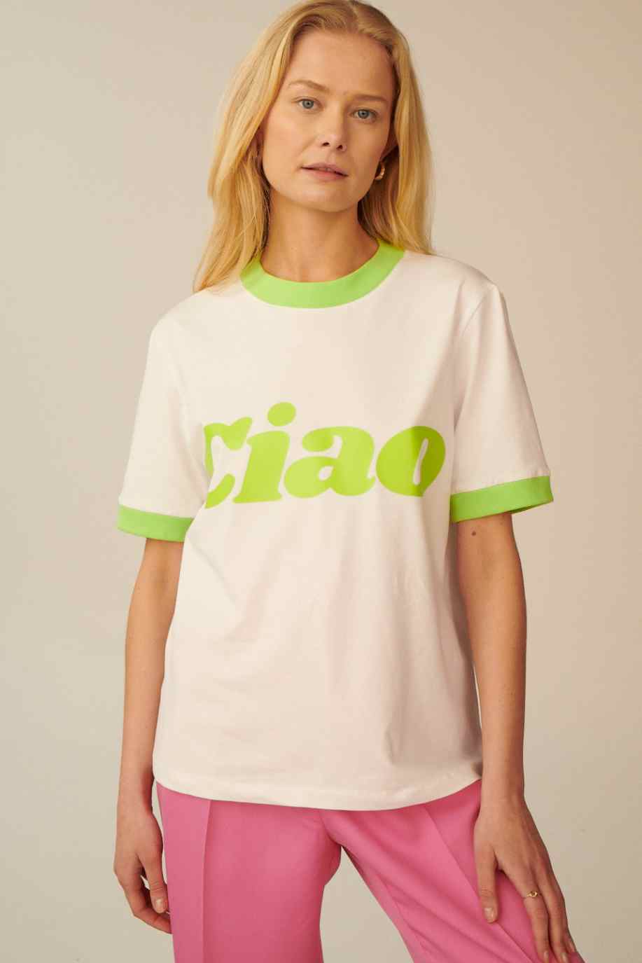 CIAO LIME T-SHIRT