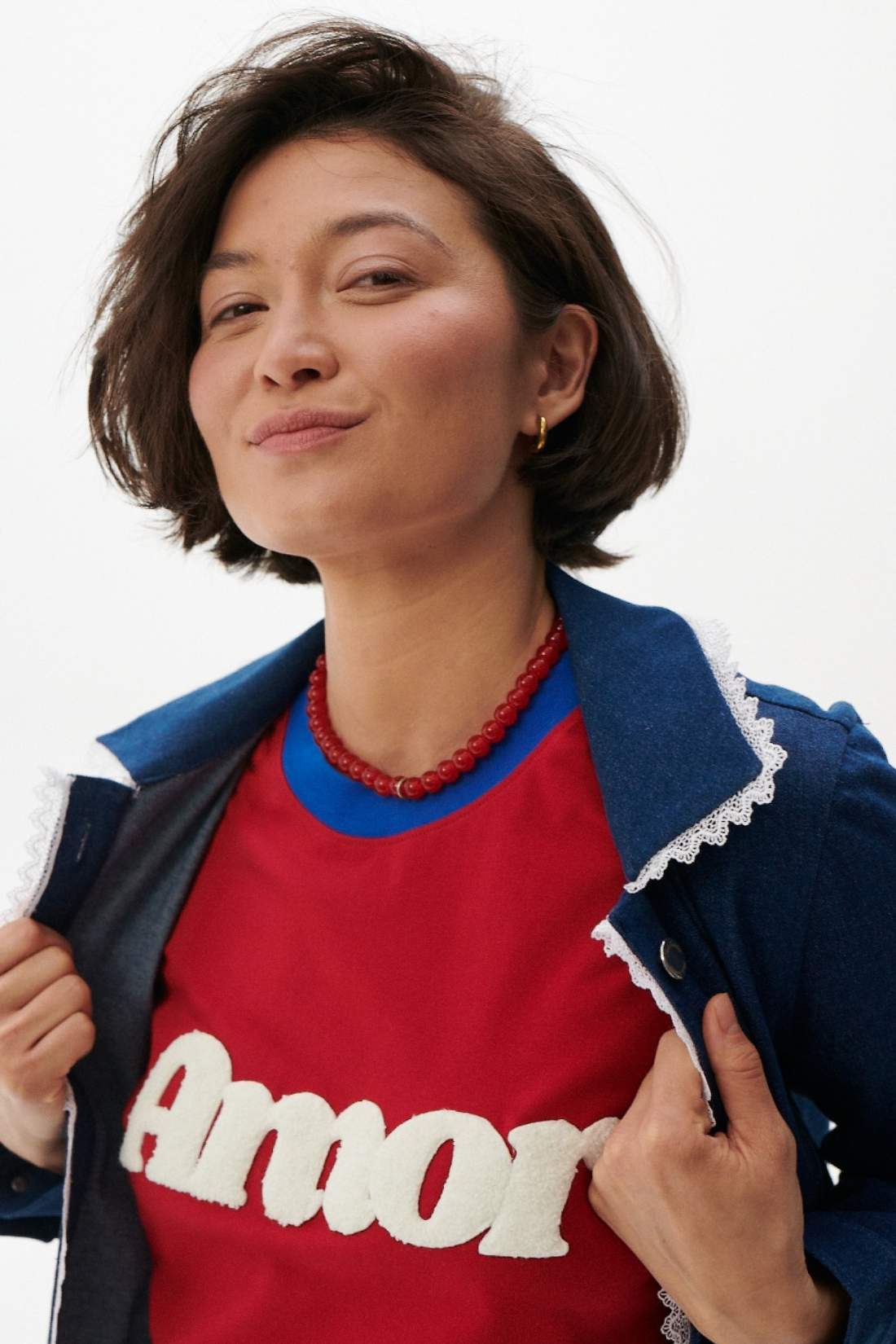 T-SHIRT AMOR CZERWONY