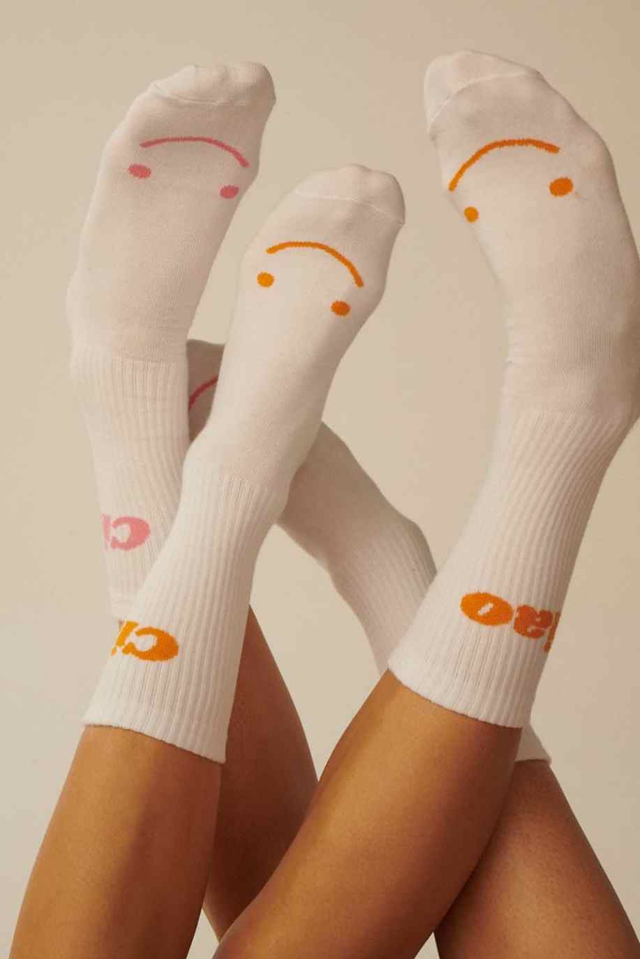 CIAO TUTTI ORANGE SOCKS