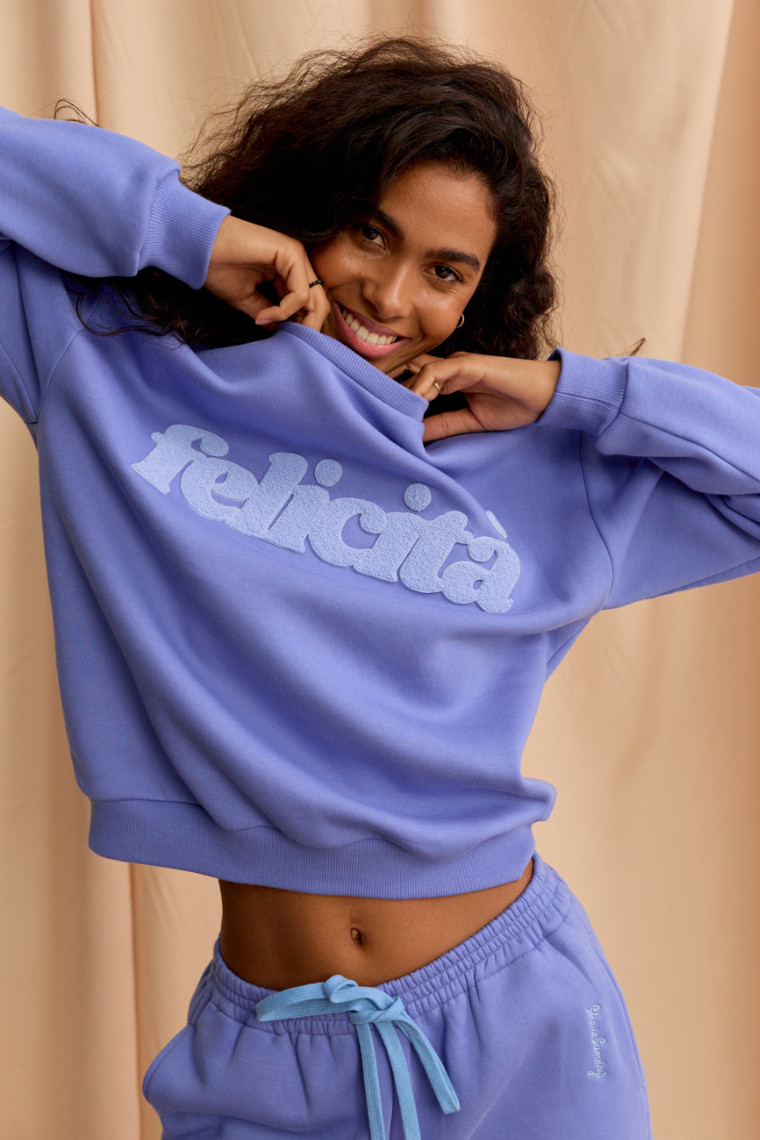 FELICITA BLUE SUMMER SWEATSHIRT
