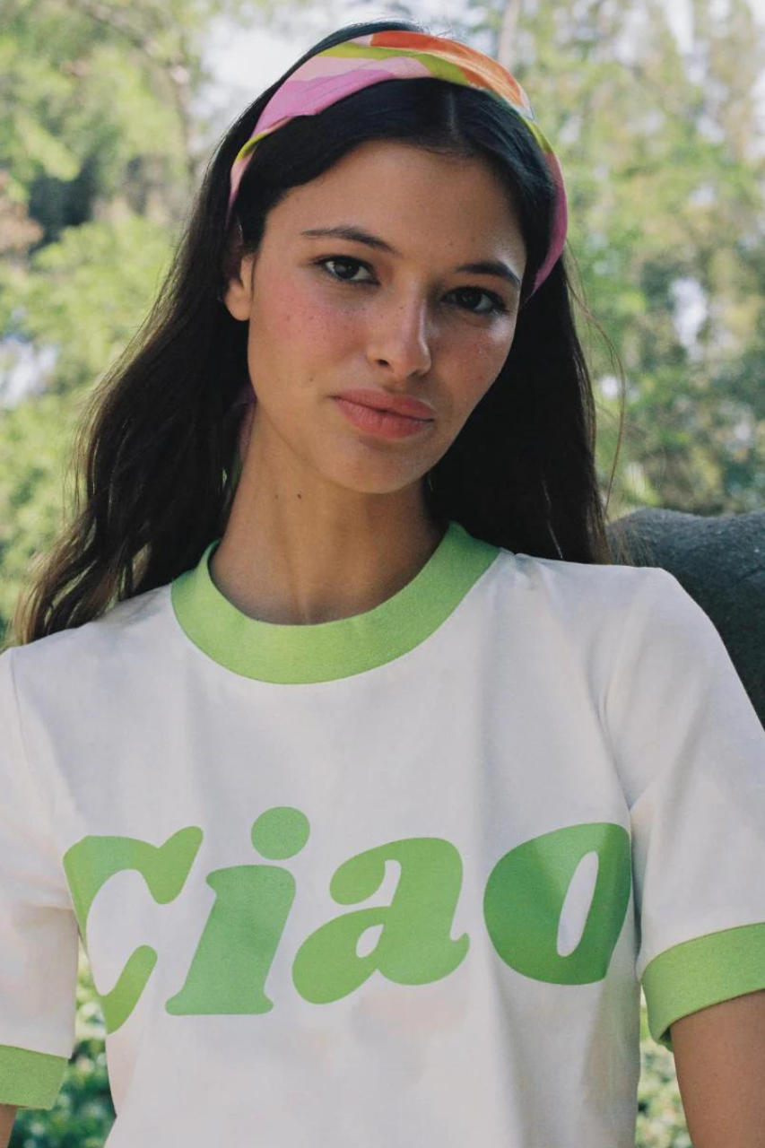 CIAO LIME T-SHIRT