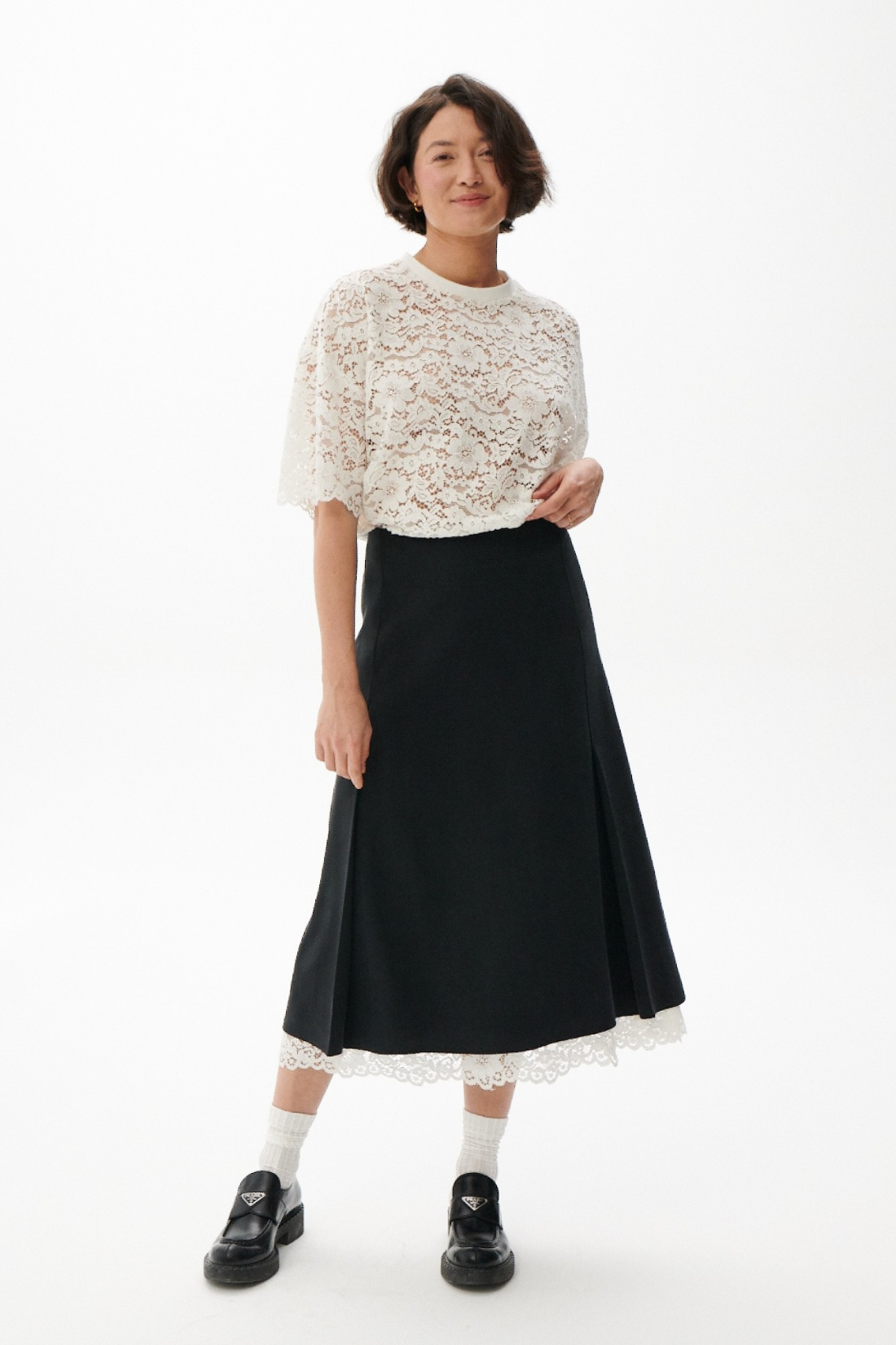 SPÓDNICA ALLURE CZARNA