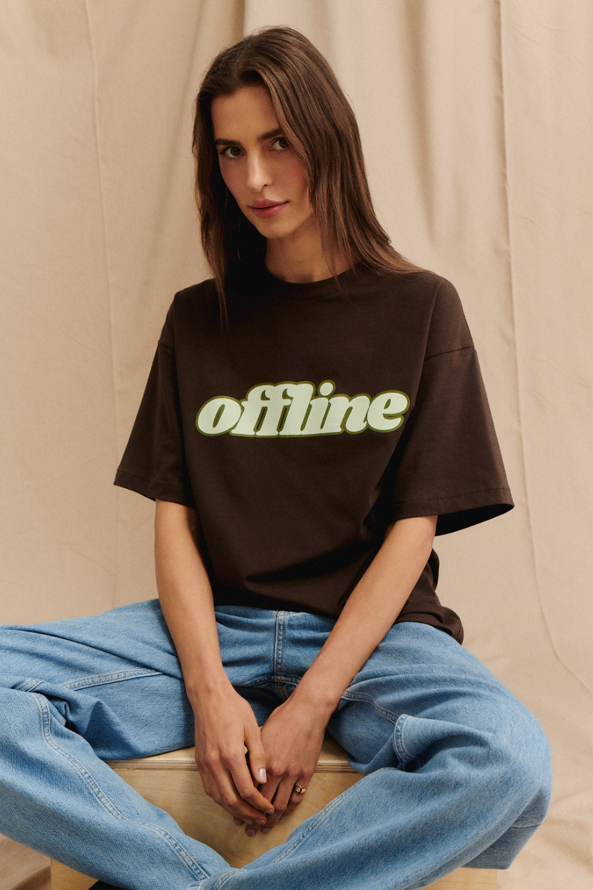 OFFLINE CHOCO T-SHIRT