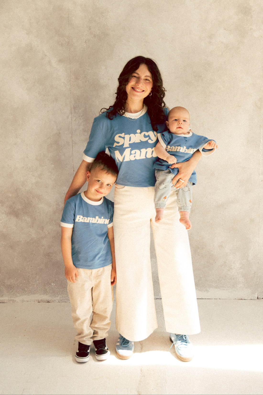 SPICY MAMA BLUE T-SHIRT