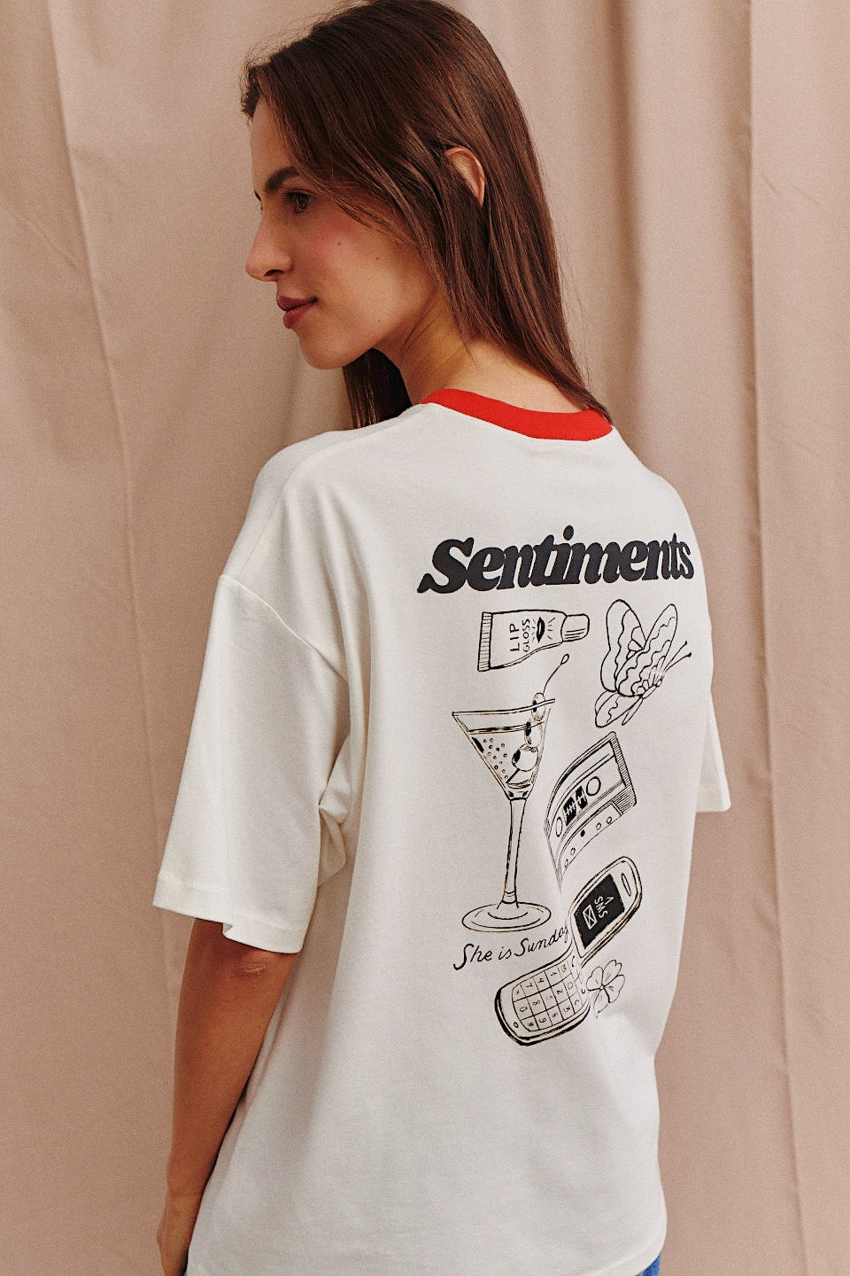 SENTIMENTS OVERSIZE T-SHIRT