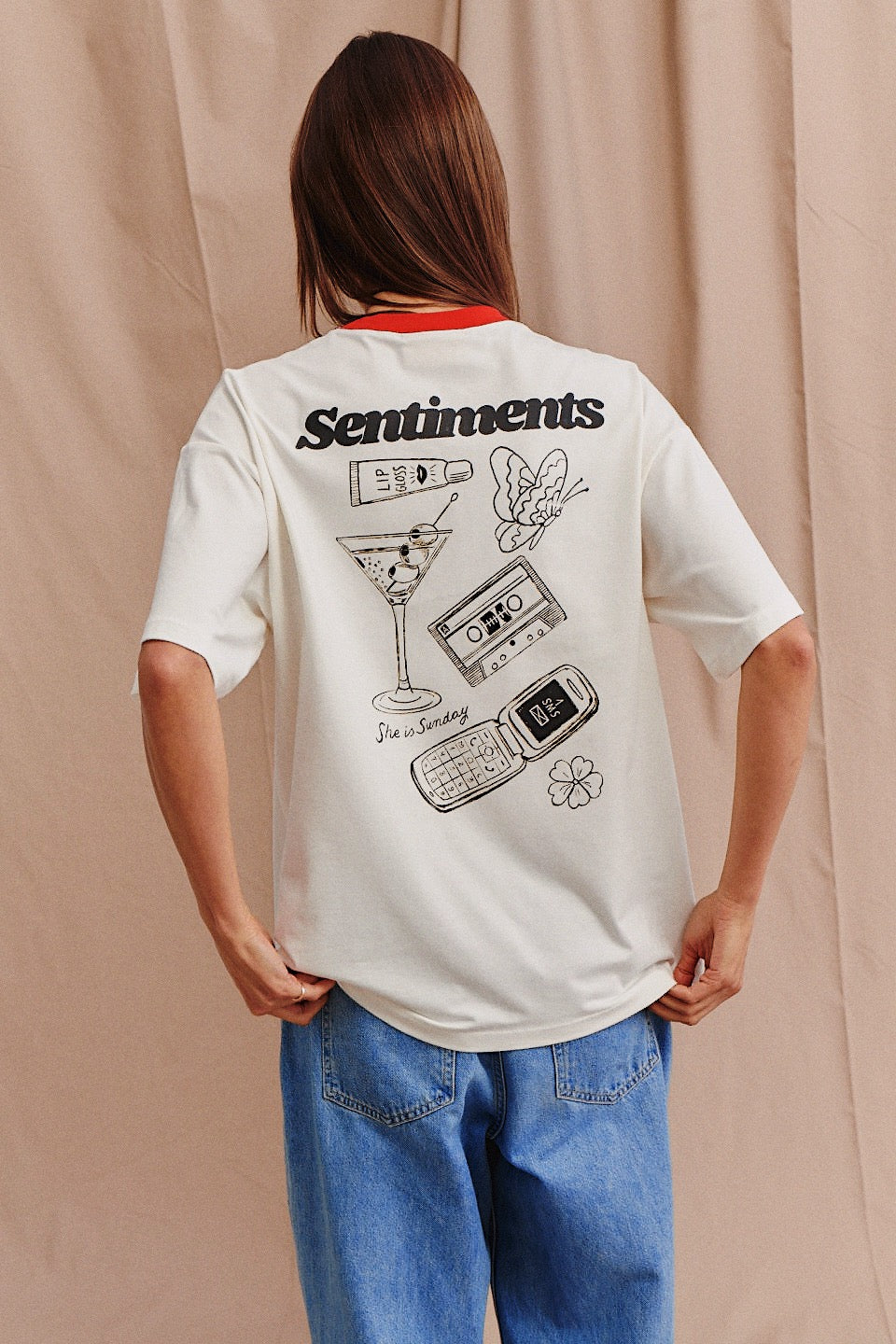 SENTIMENTS OVERSIZE T-SHIRT