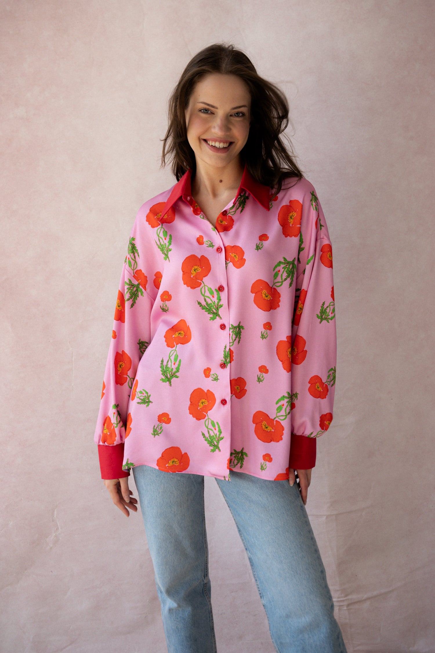 POPPY PINK SHIRT