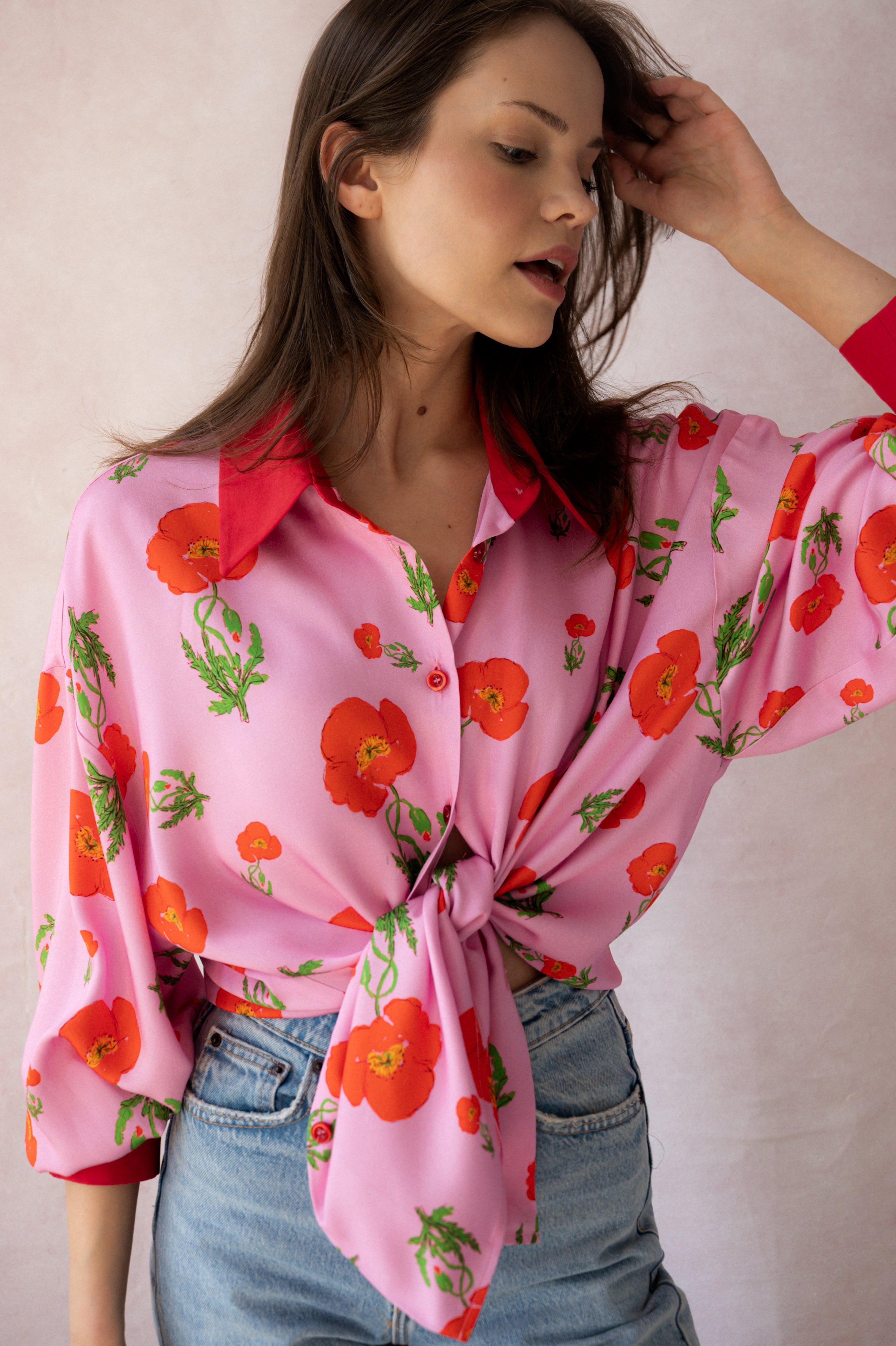 POPPY PINK SHIRT