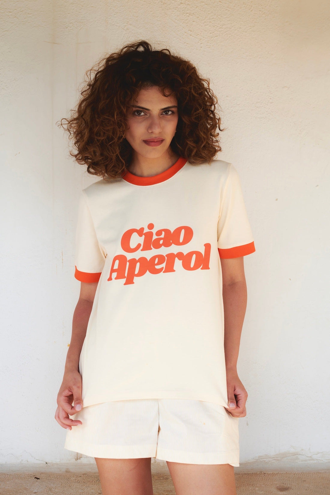 CIAO APEROL CREAM T-SHIRT