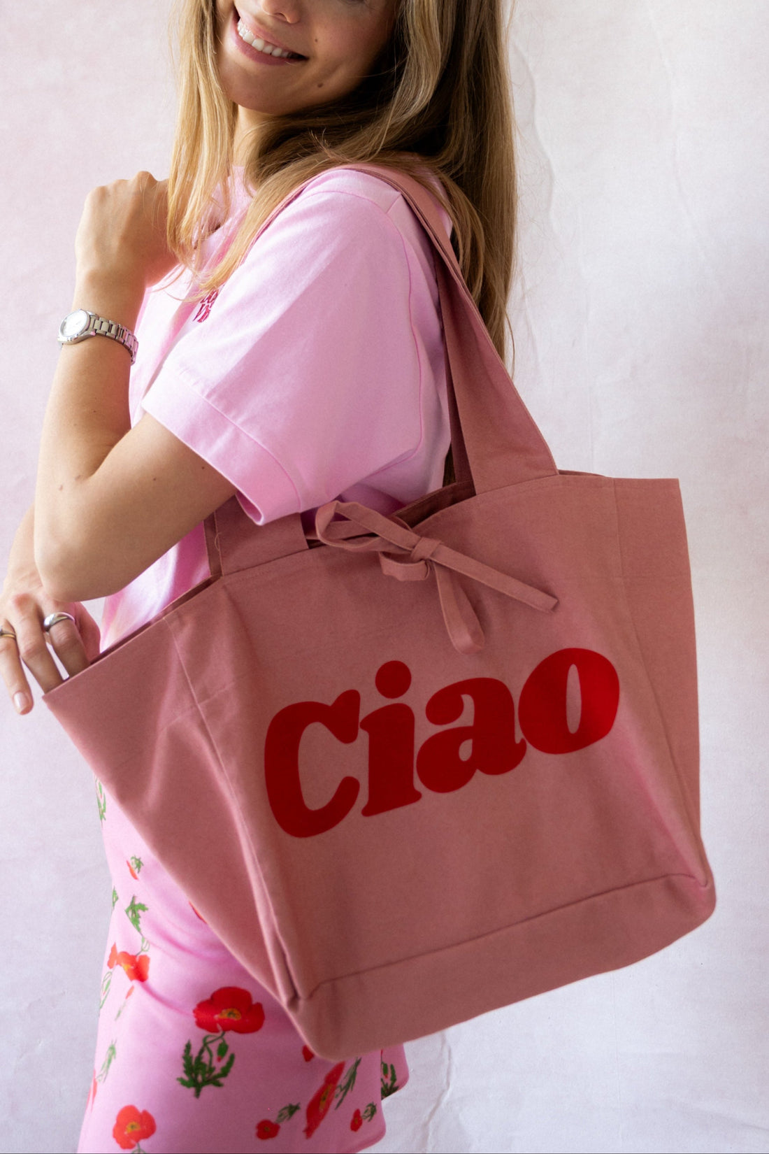 SHOPPER CIAO PINK BAG