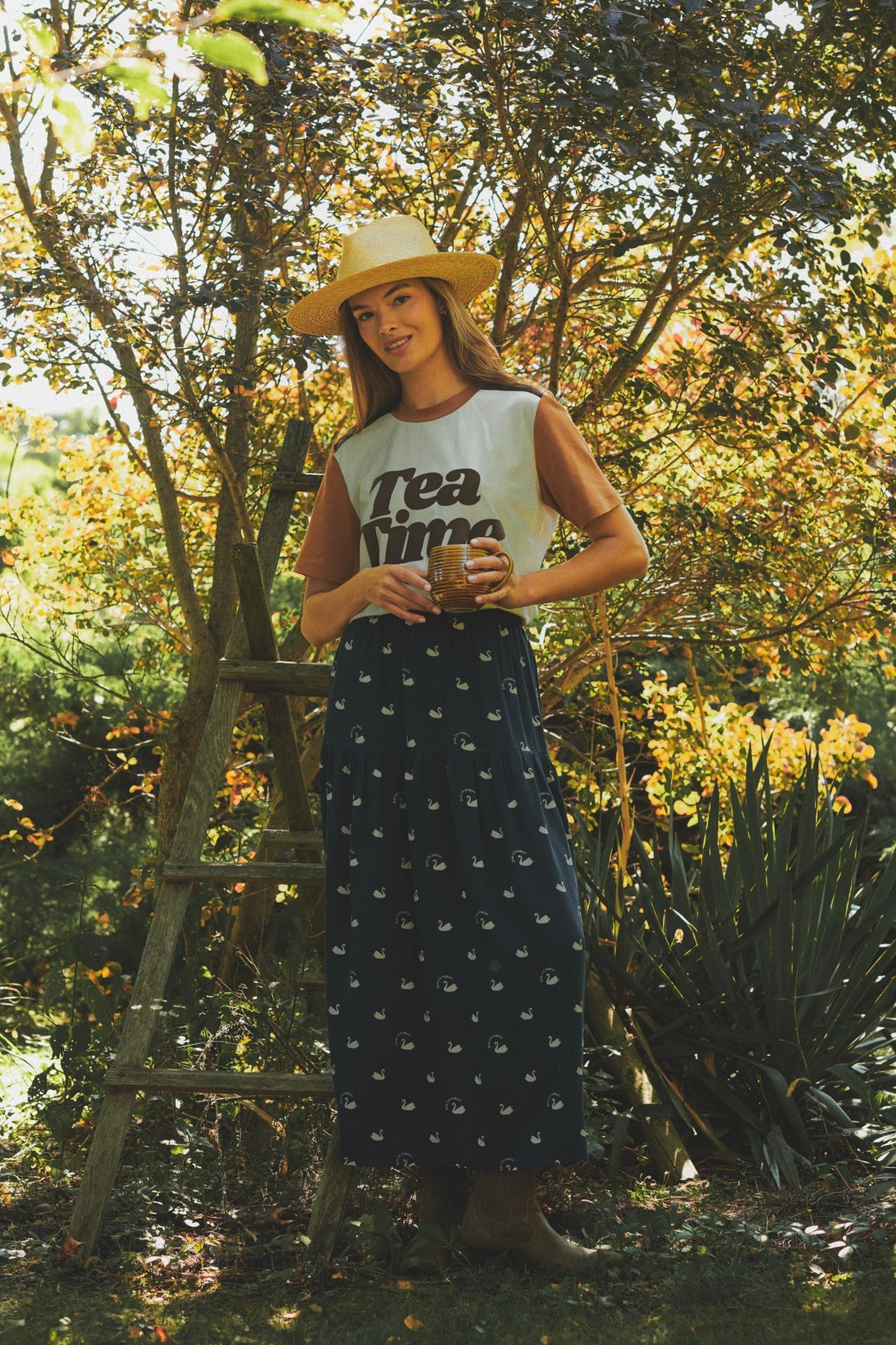 SELVA CIGNO BLU SKIRT