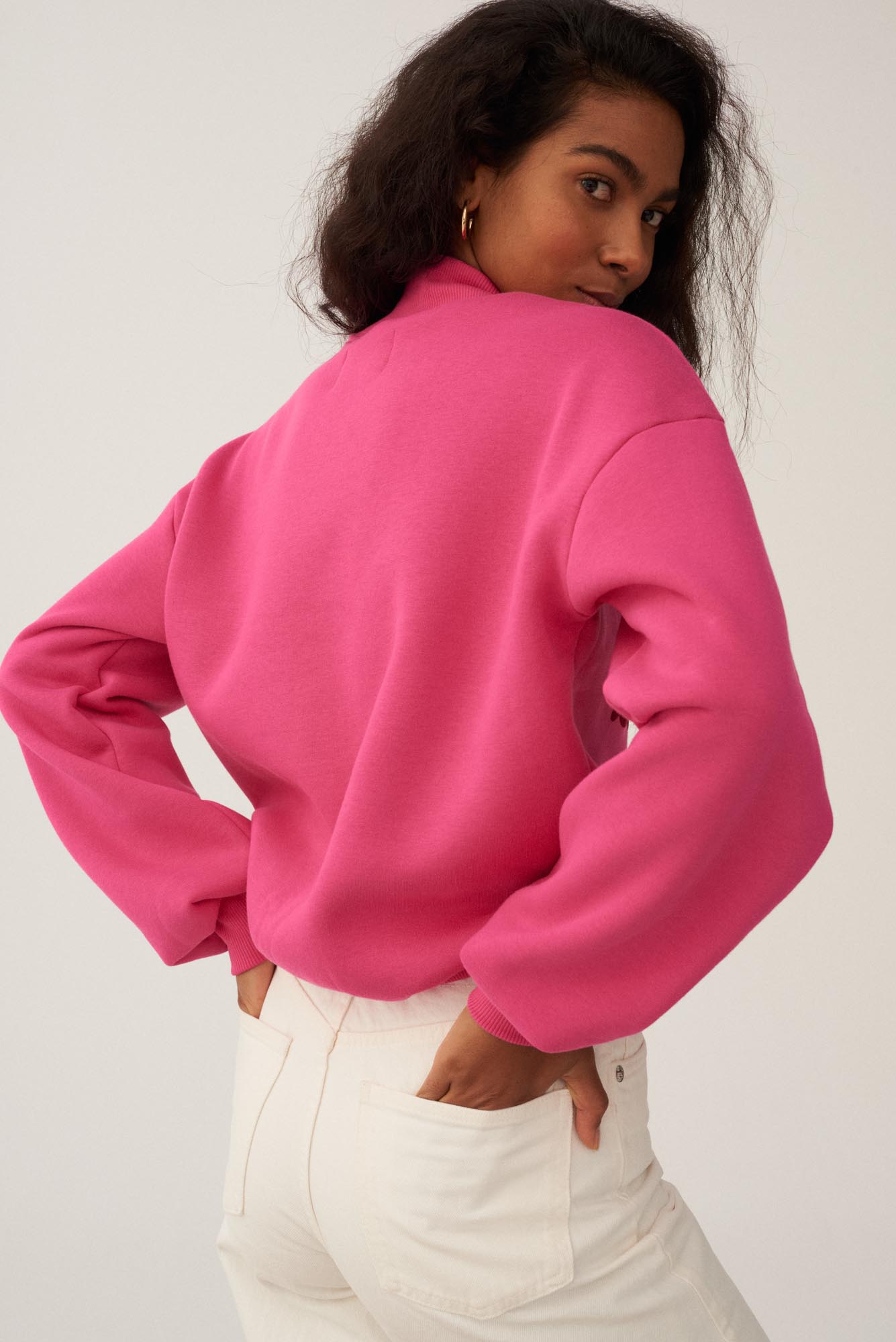 SHE IS SUNDAY PINK SWEATSHIRT