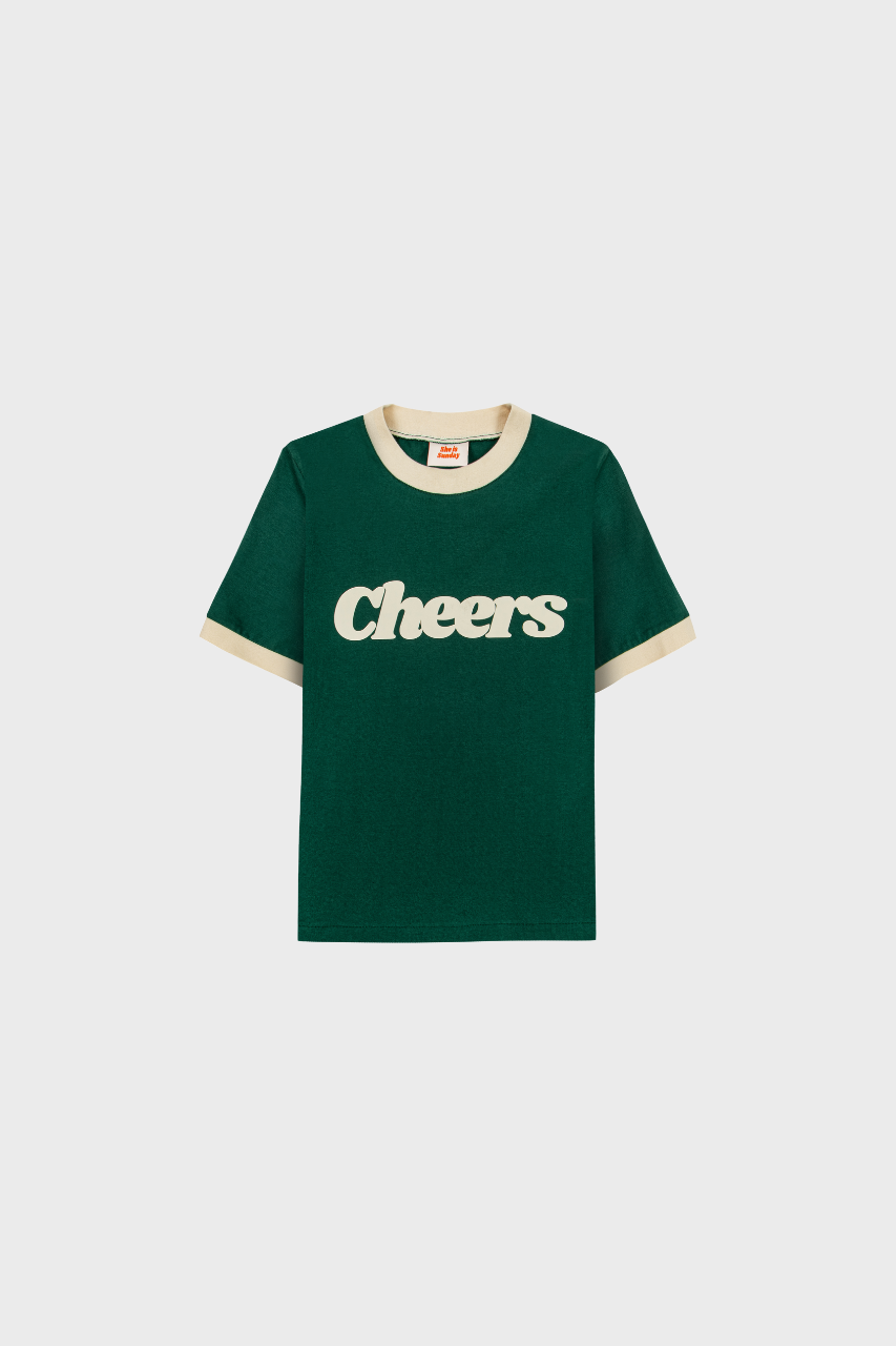 CHEERS GREEN T-SHIRT