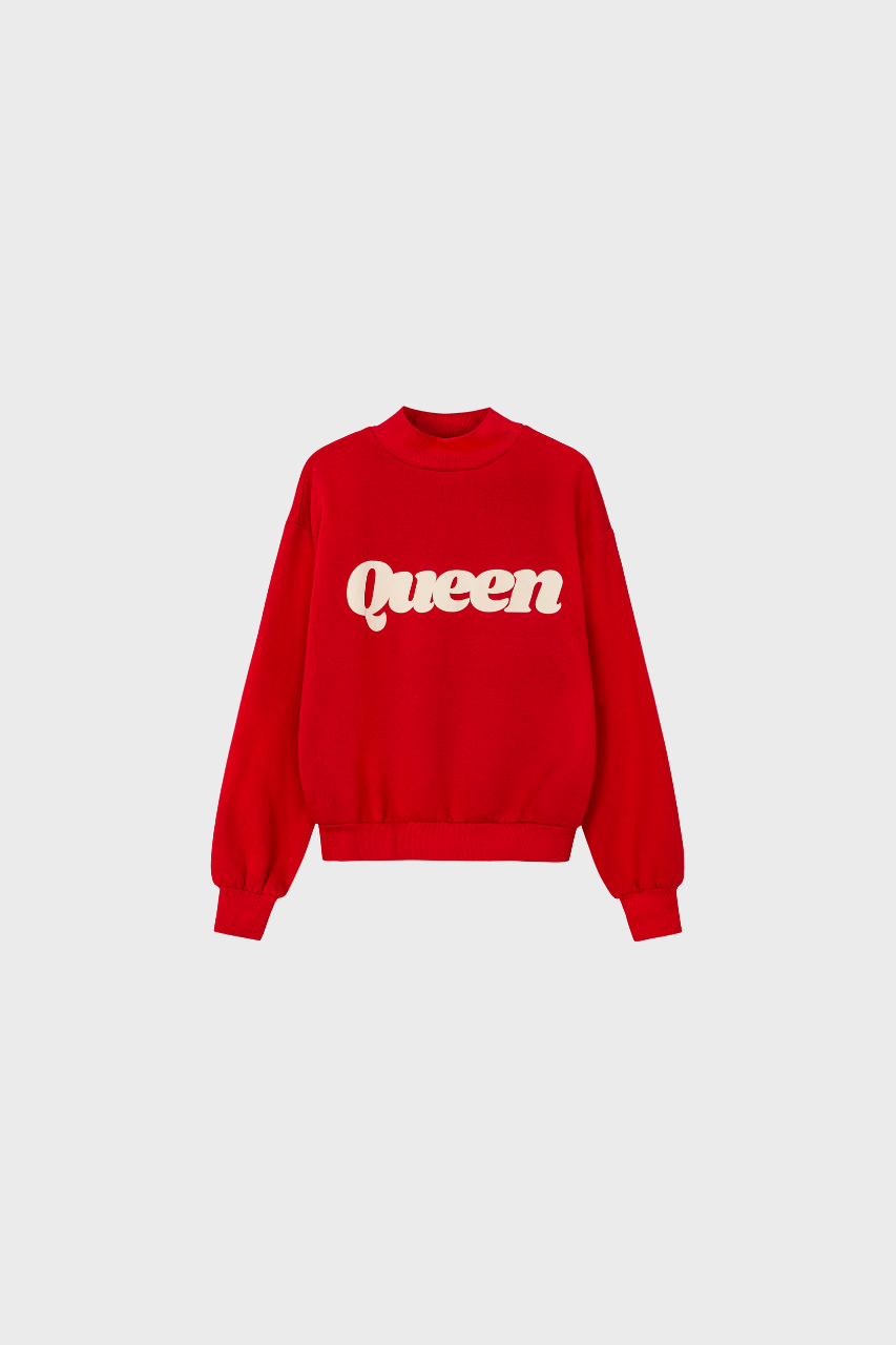 QUEEN RED SWEATSHIRT