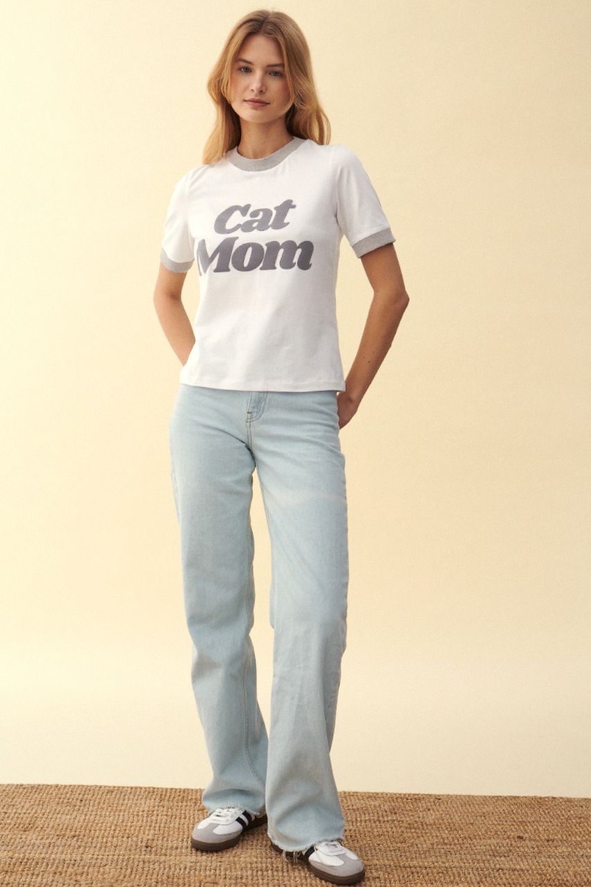 CAT MOM T-SHIRT