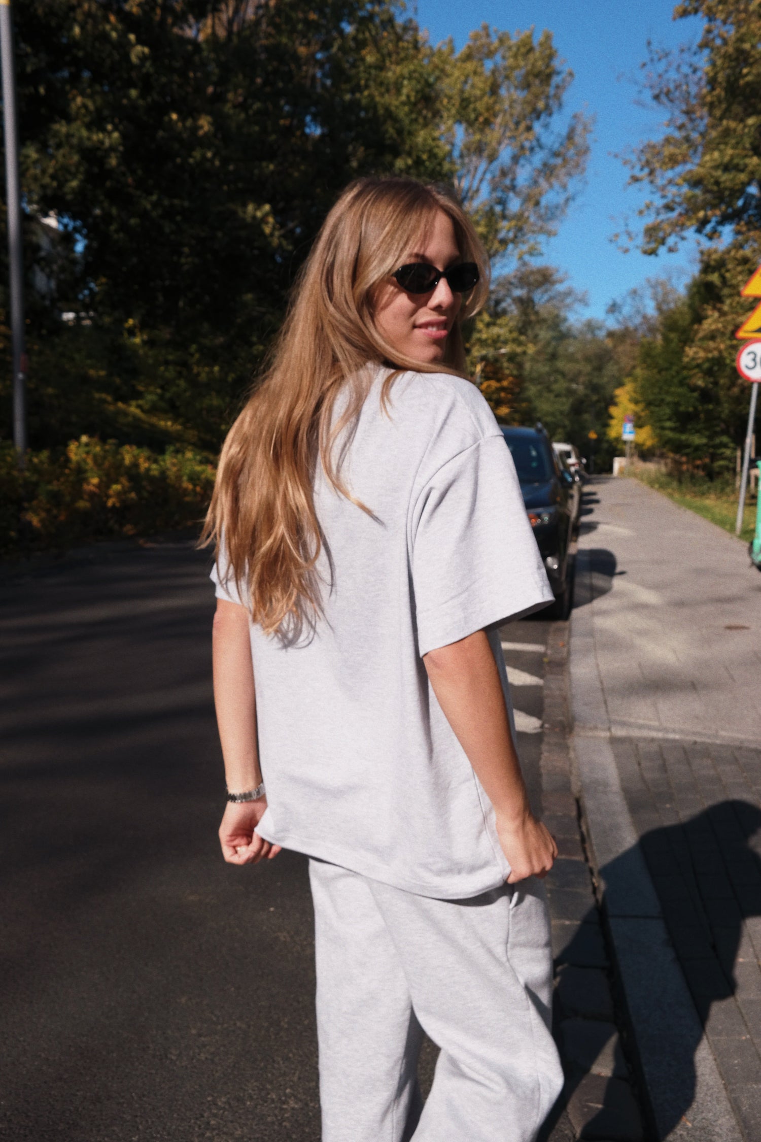 CIAO GREY OVERSIZE T-SHIRT